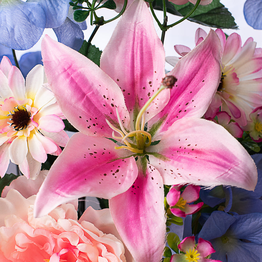 31" Peony Hydrangea Lily Bush detail photo 5