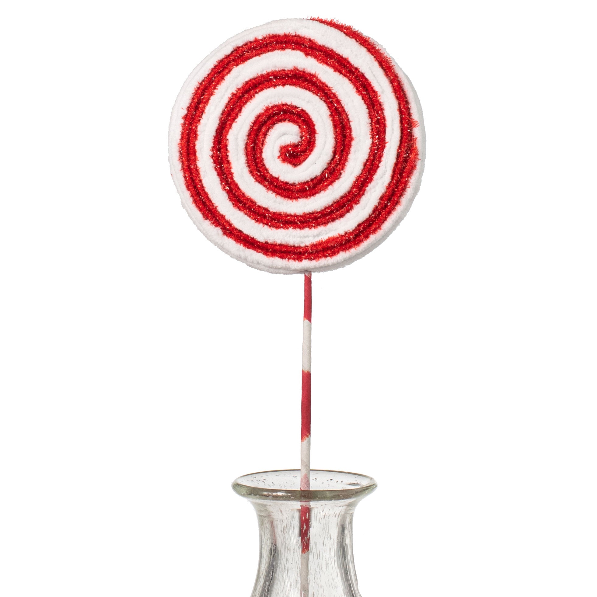 20" Peppermint Candy Chenille Pick Item Number: 84159RDWT