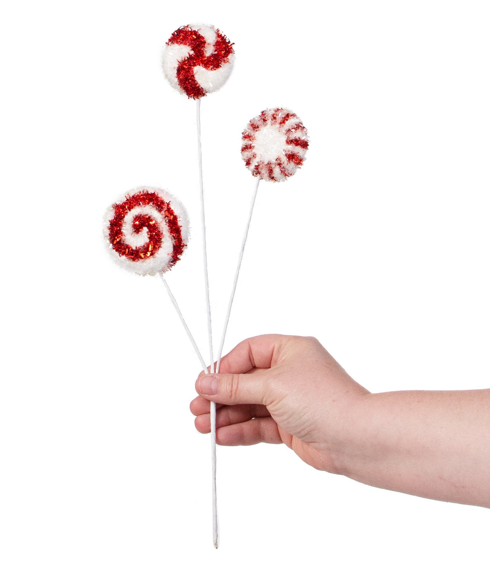 13" Peppermint Candy Spray detail photo 3