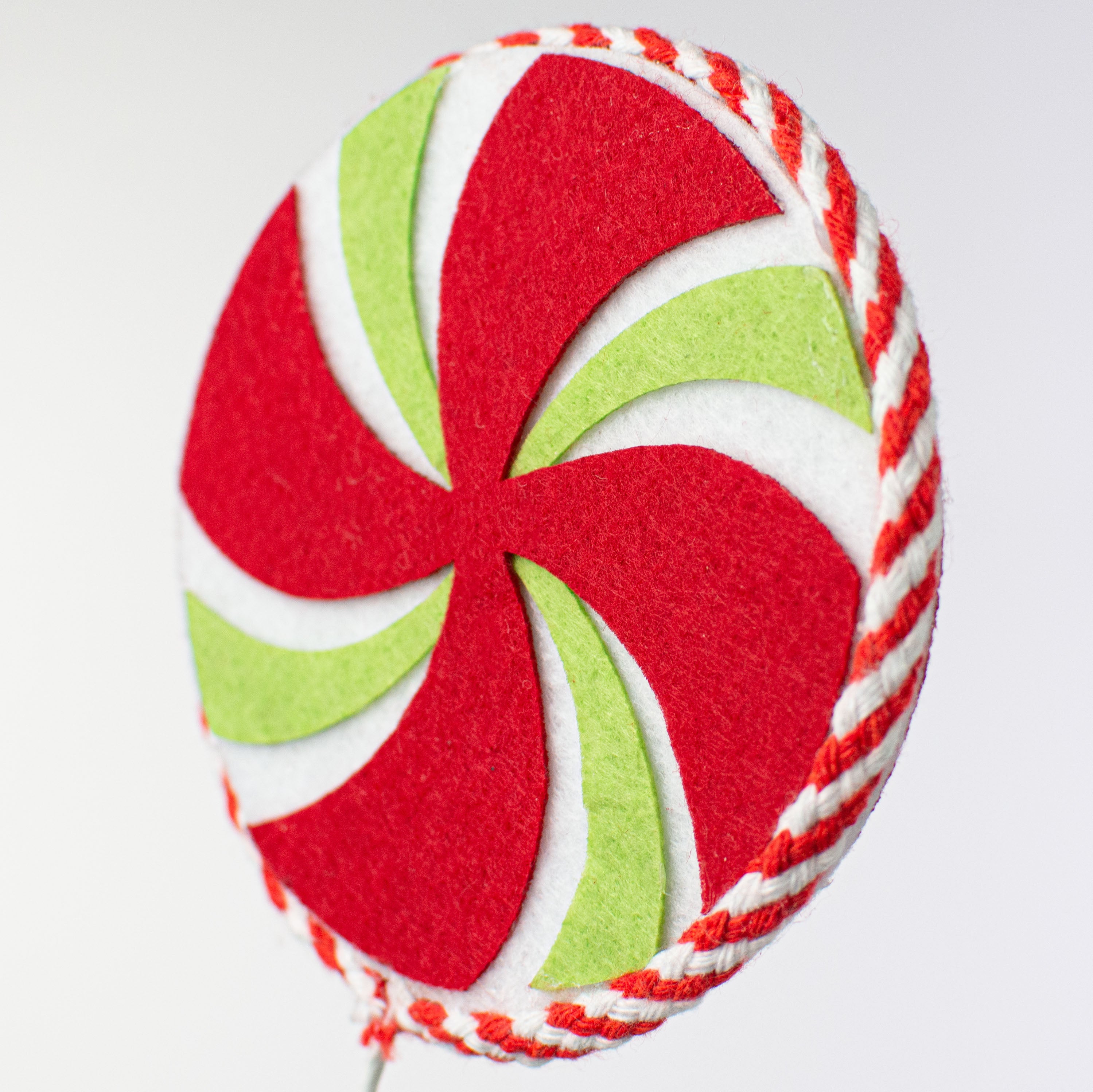 31" Peppermint Candy Spray: Red, White, Lime Lifestyle Photo