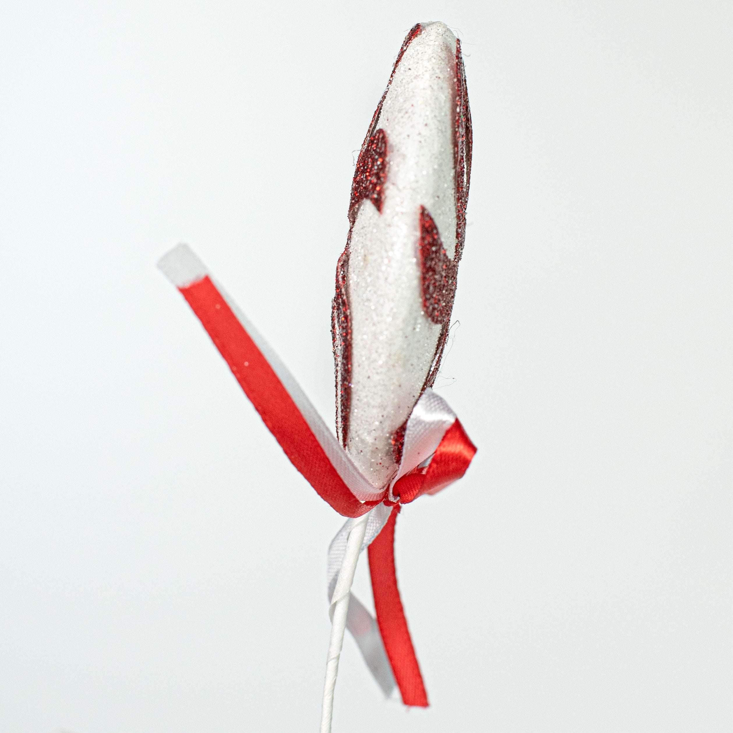 27" Peppermint Spray: Red detail photo 3