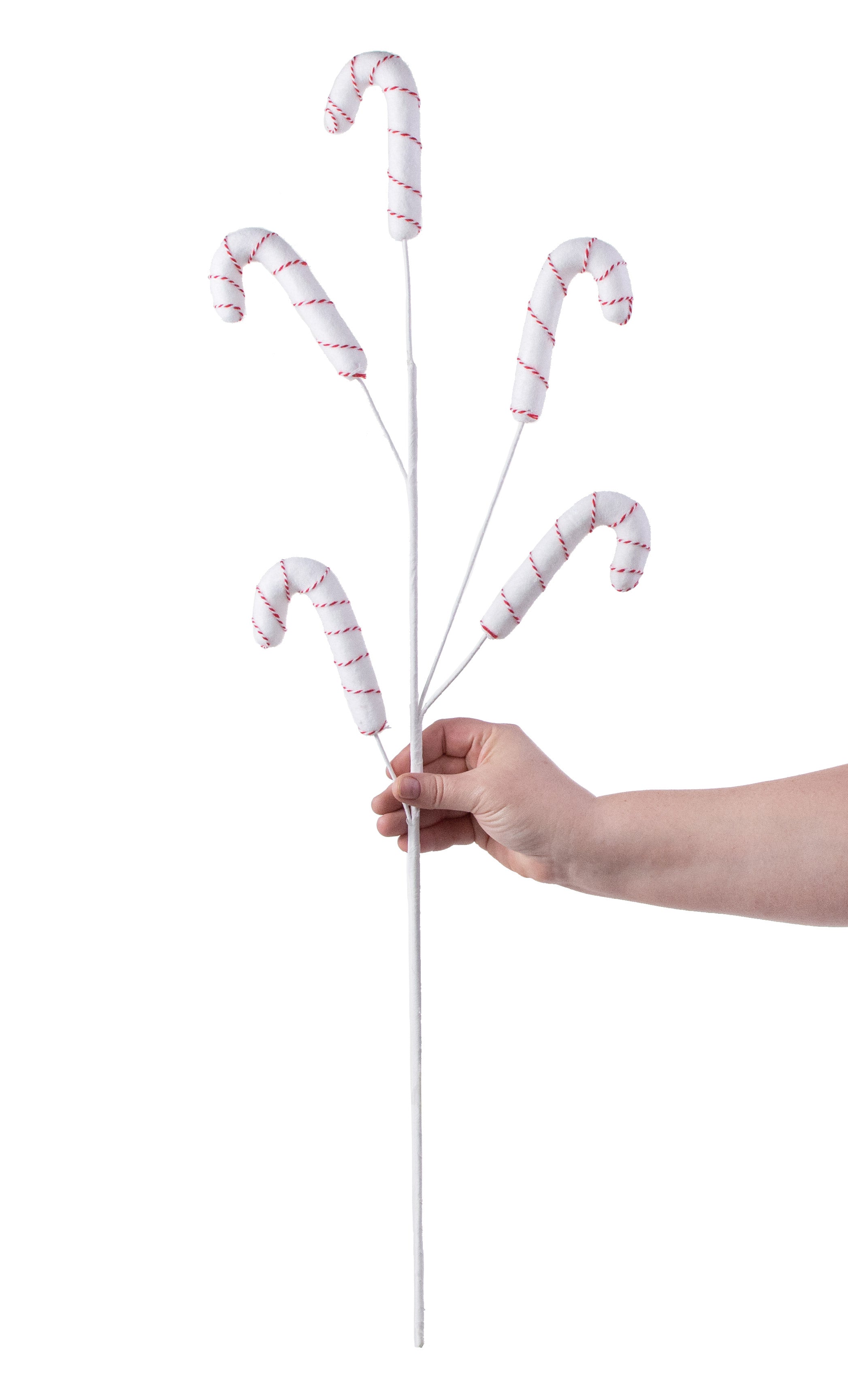 32" Peppermint Striped Candy Cane Spray detail photo 3