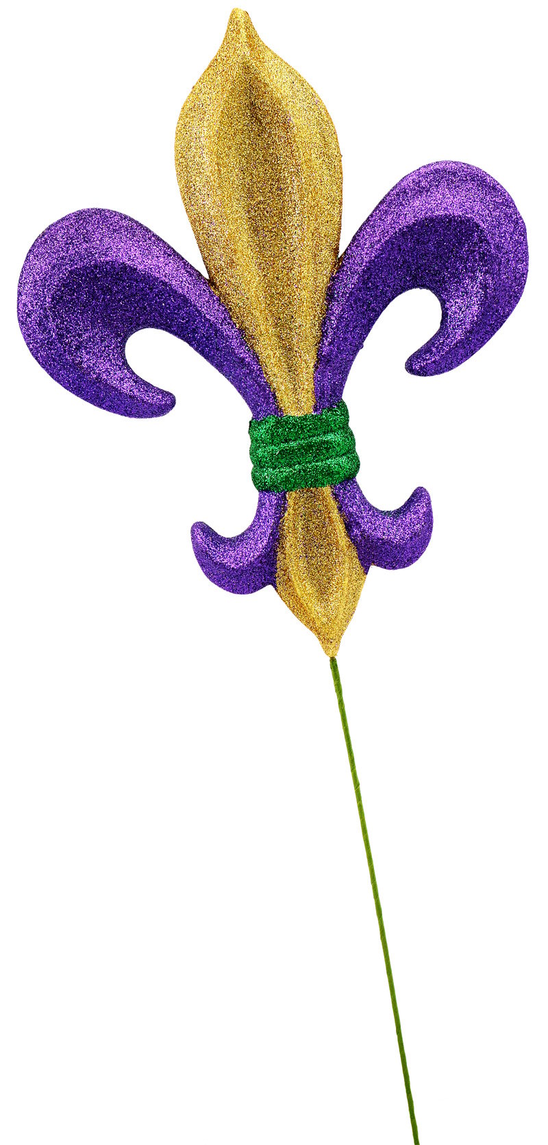 PGG Glitter Fleur de Lis Pick: 10" Item Number: MZ175352