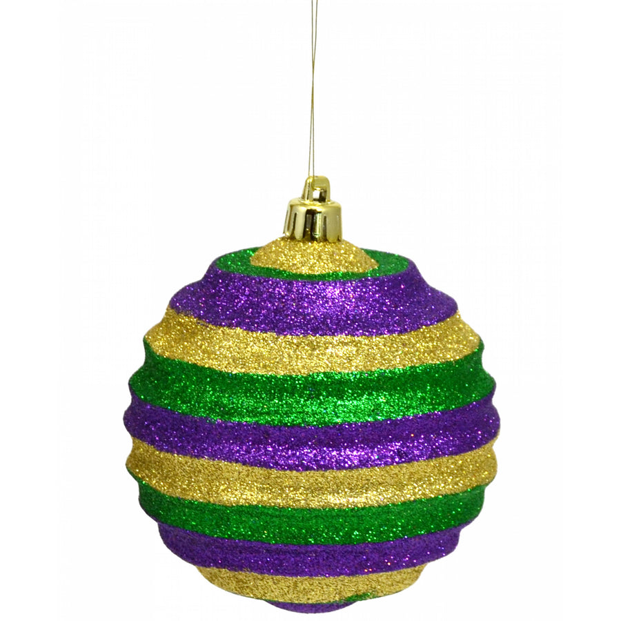 PGG Glitter Groove Ball Ornament: 100MM Item Number: XY4958LA