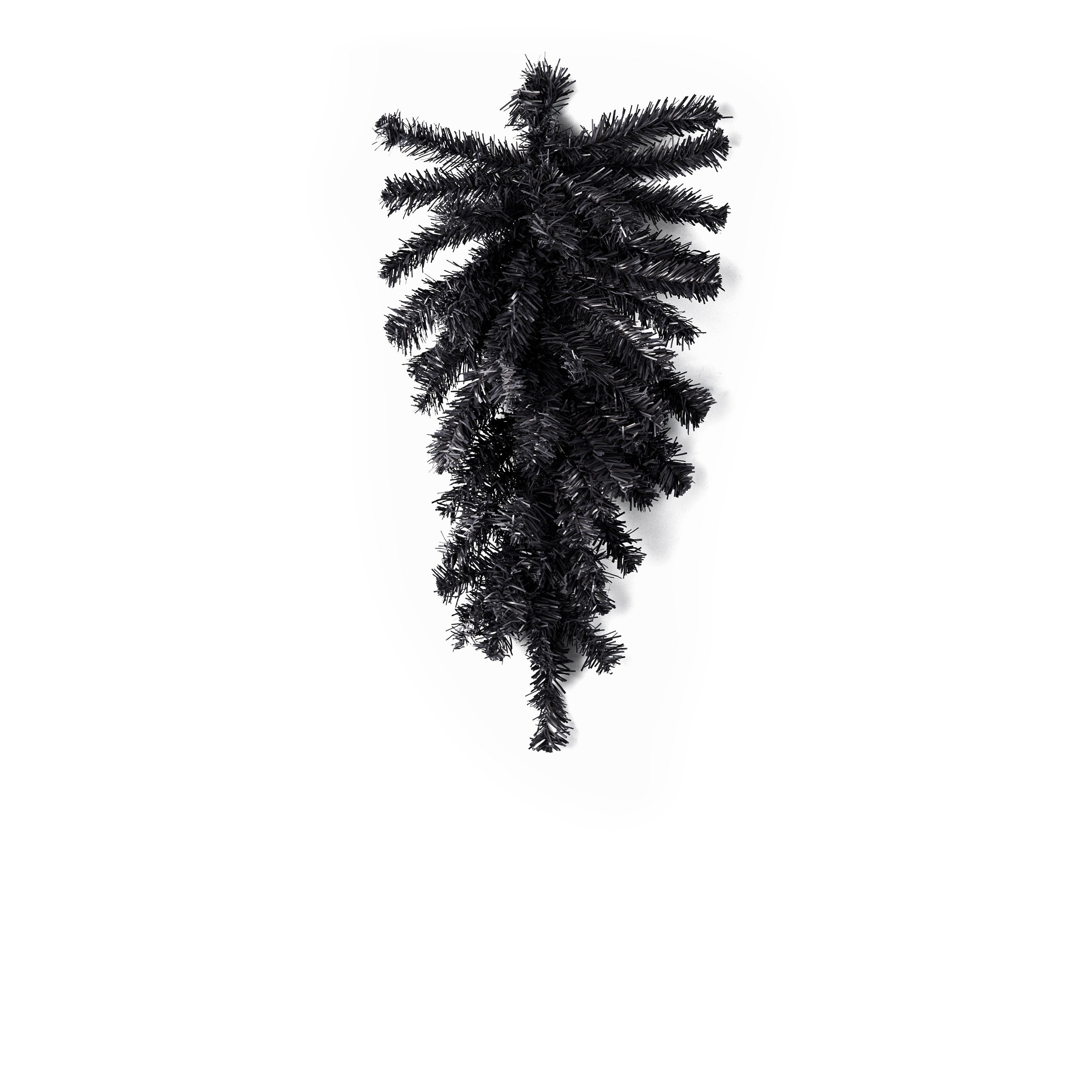 24" Pine Teardrop Swag: Black (55 Tips) Item Number: XX930102