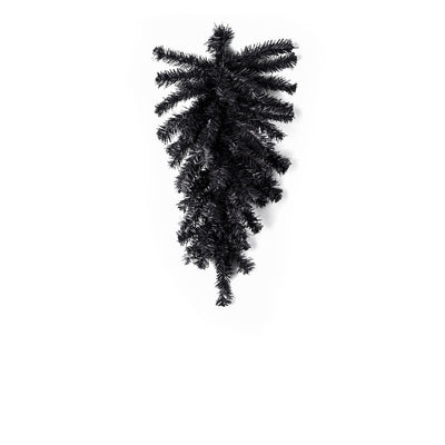 24" Pine Teardrop Swag: Black (55 Tips) Item Number: XX930102