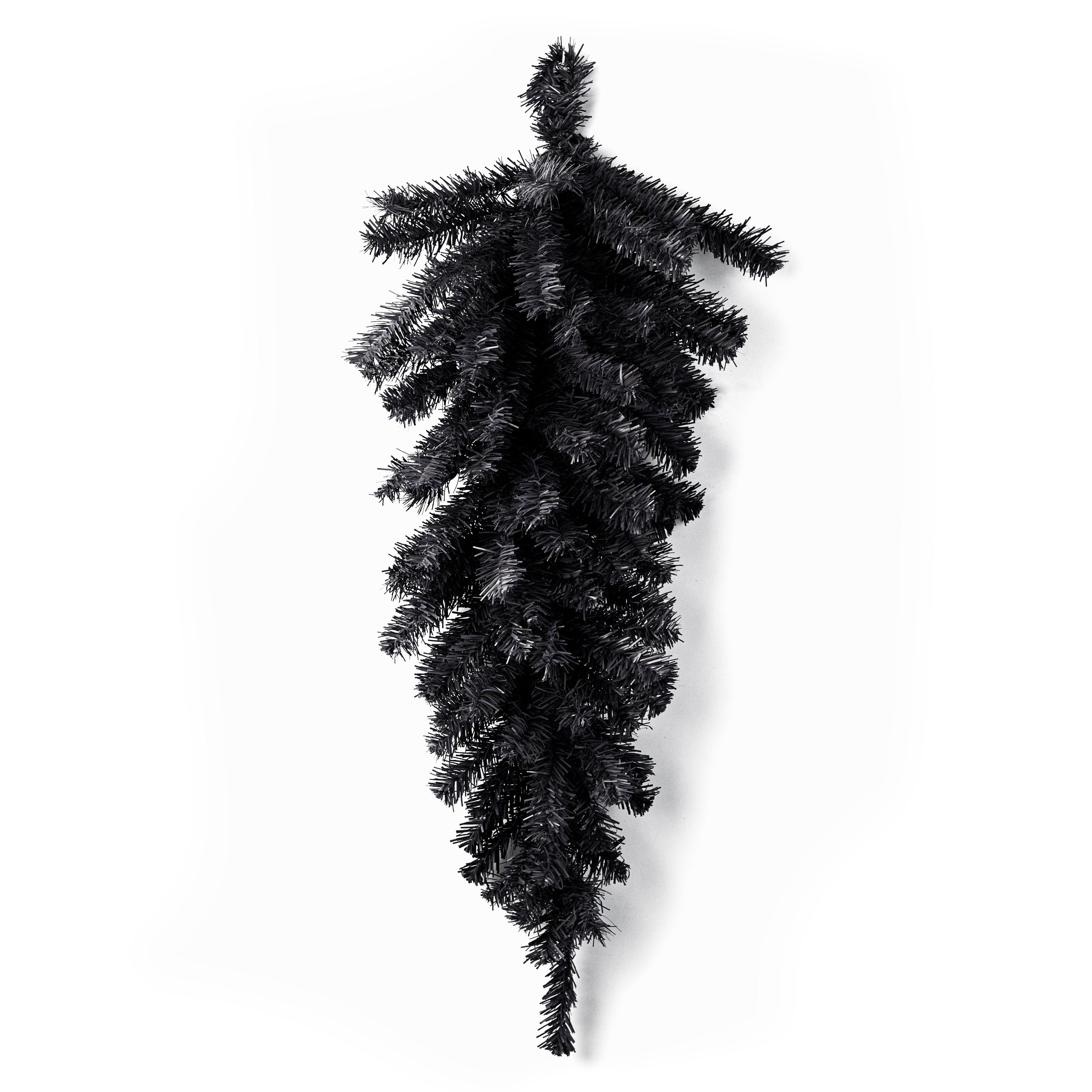 36" Pine Teardrop Swag: Black (90 Tips) Item Number: XX930302