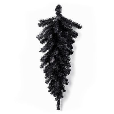 36" Pine Teardrop Swag: Black (90 Tips) Item Number: XX930302