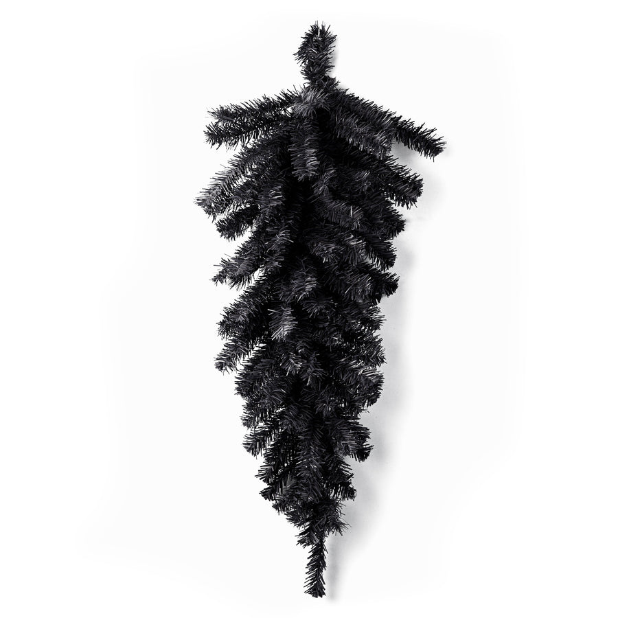 36" Pine Teardrop Swag: Black (90 Tips) Item Number: XX930302