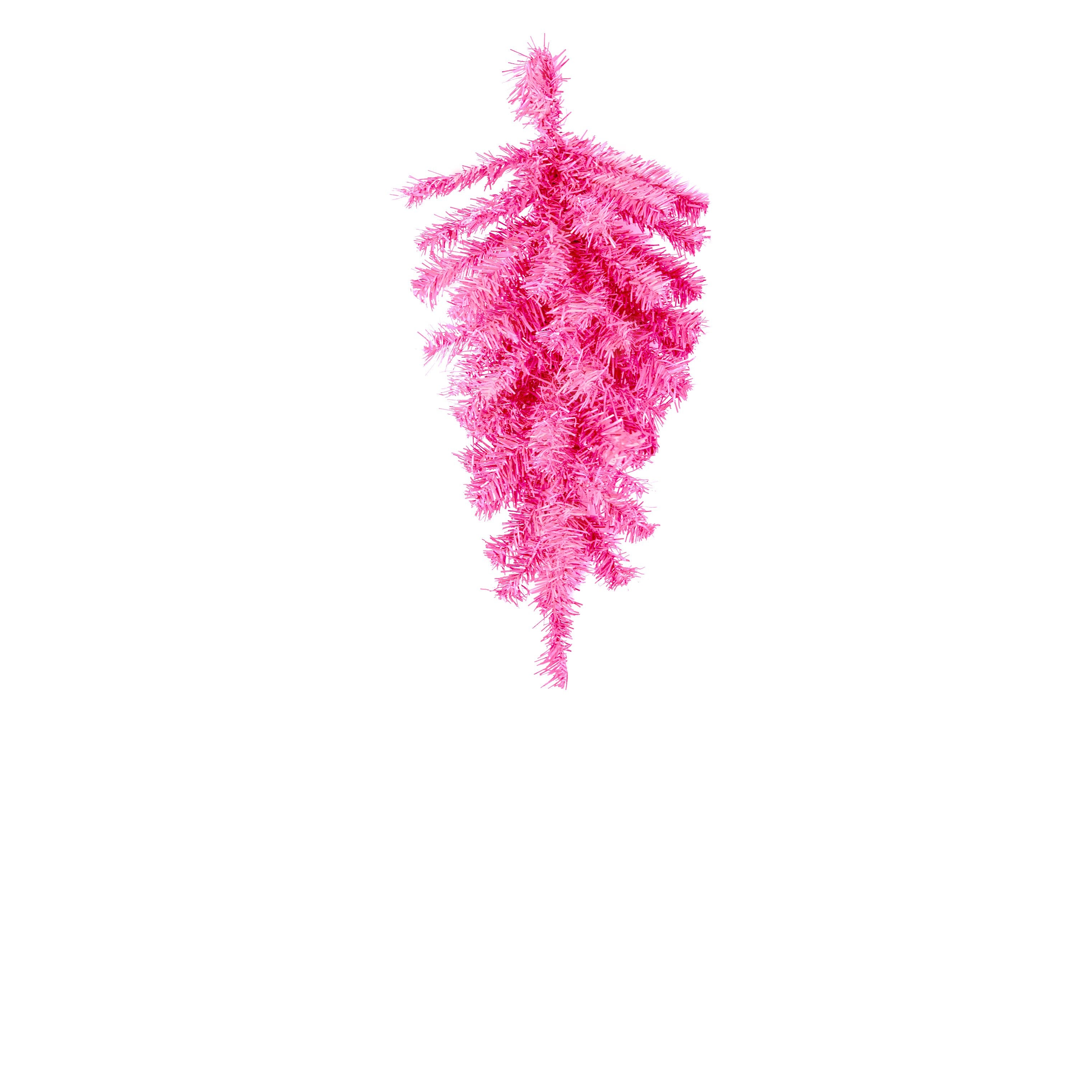 20" Pine Teardrop Swag: Pink (45 Tips) Item Number: XX930422