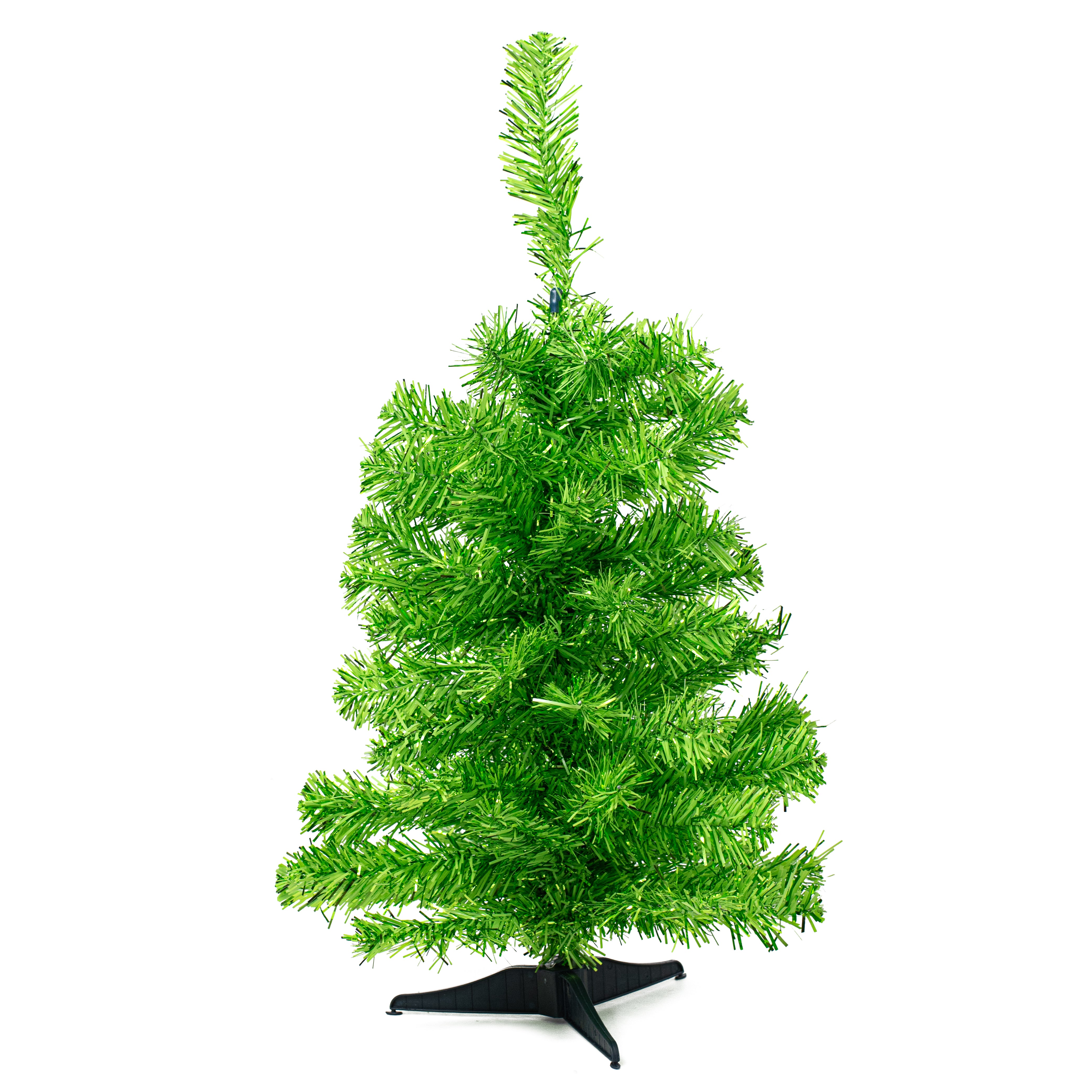 2' Pine Tinsel Tree: Metallic Green Item Number: 57197TR2