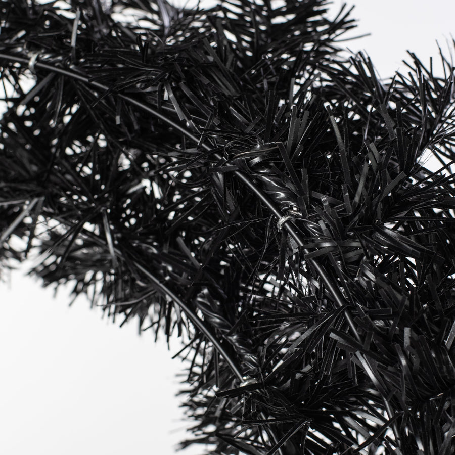 24" Pine Wreath: Black detail photo 3