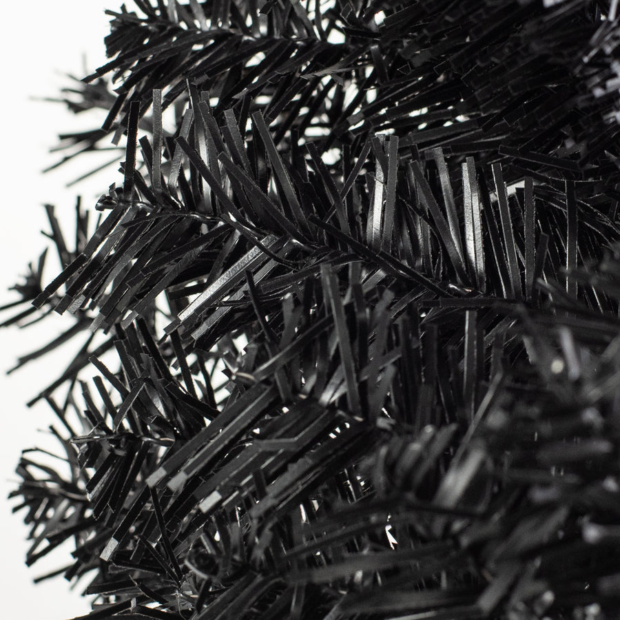 24" Pine Wreath: Black detail photo 4