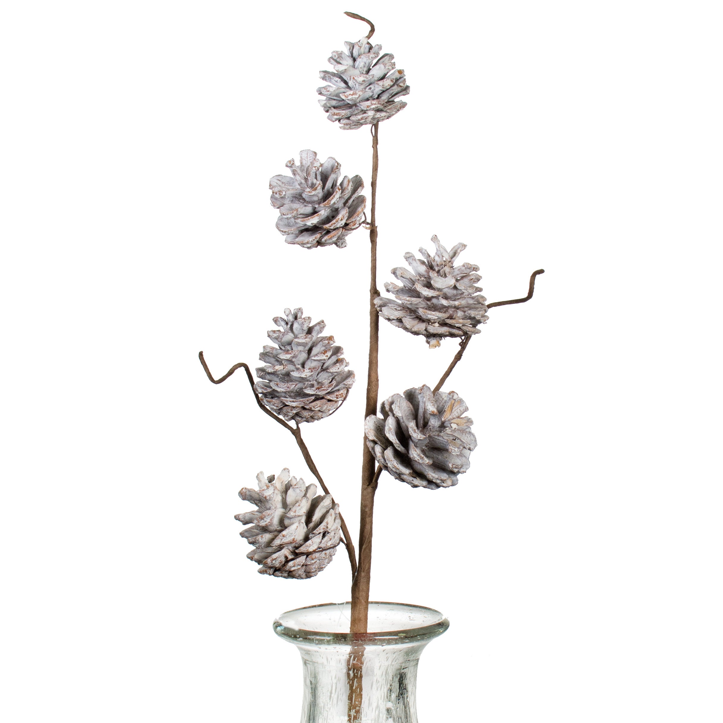 23" Pinecone Spray: White Wash Item Number: XD320934