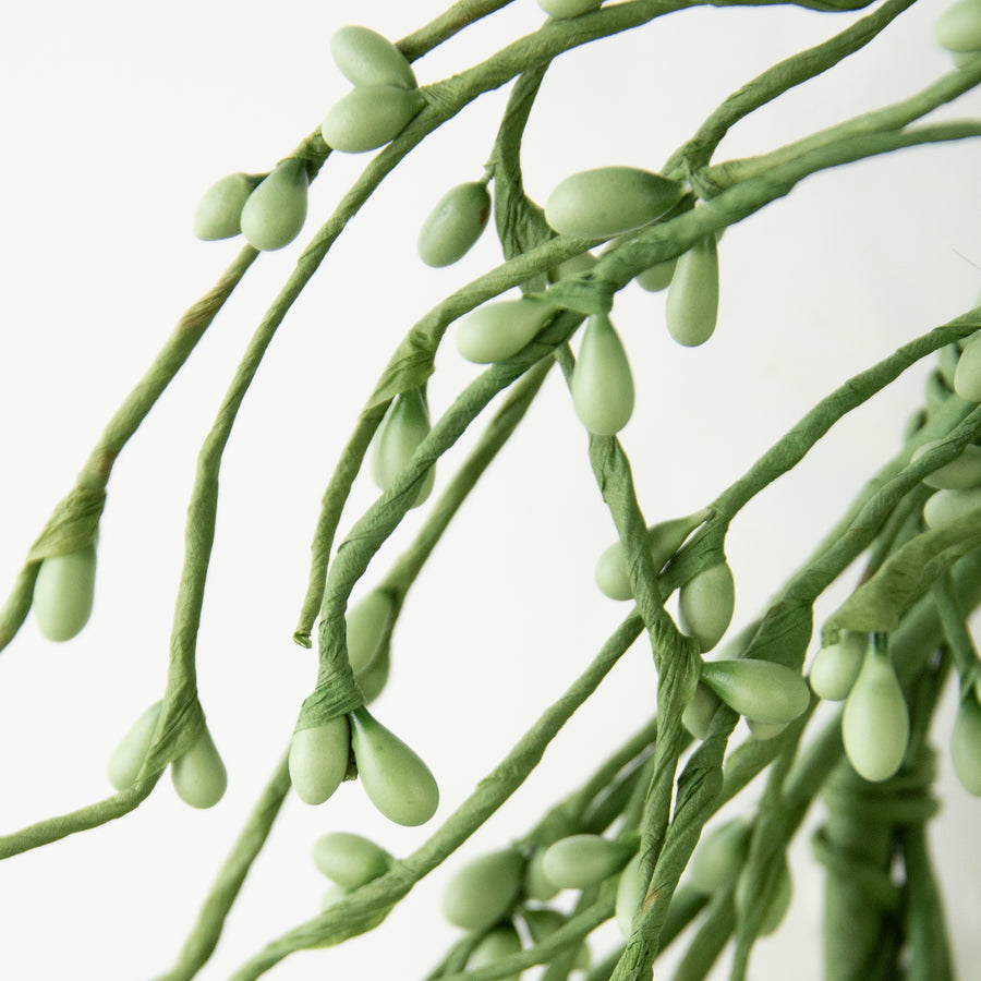 4.5' Pip Garland: Eucalyptus Green detail photo 3