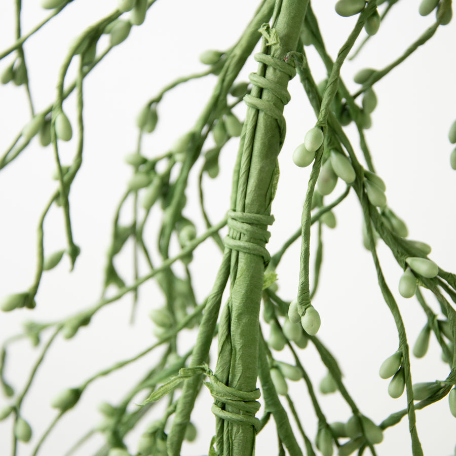 4.5' Pip Garland: Eucalyptus Green detail photo 5