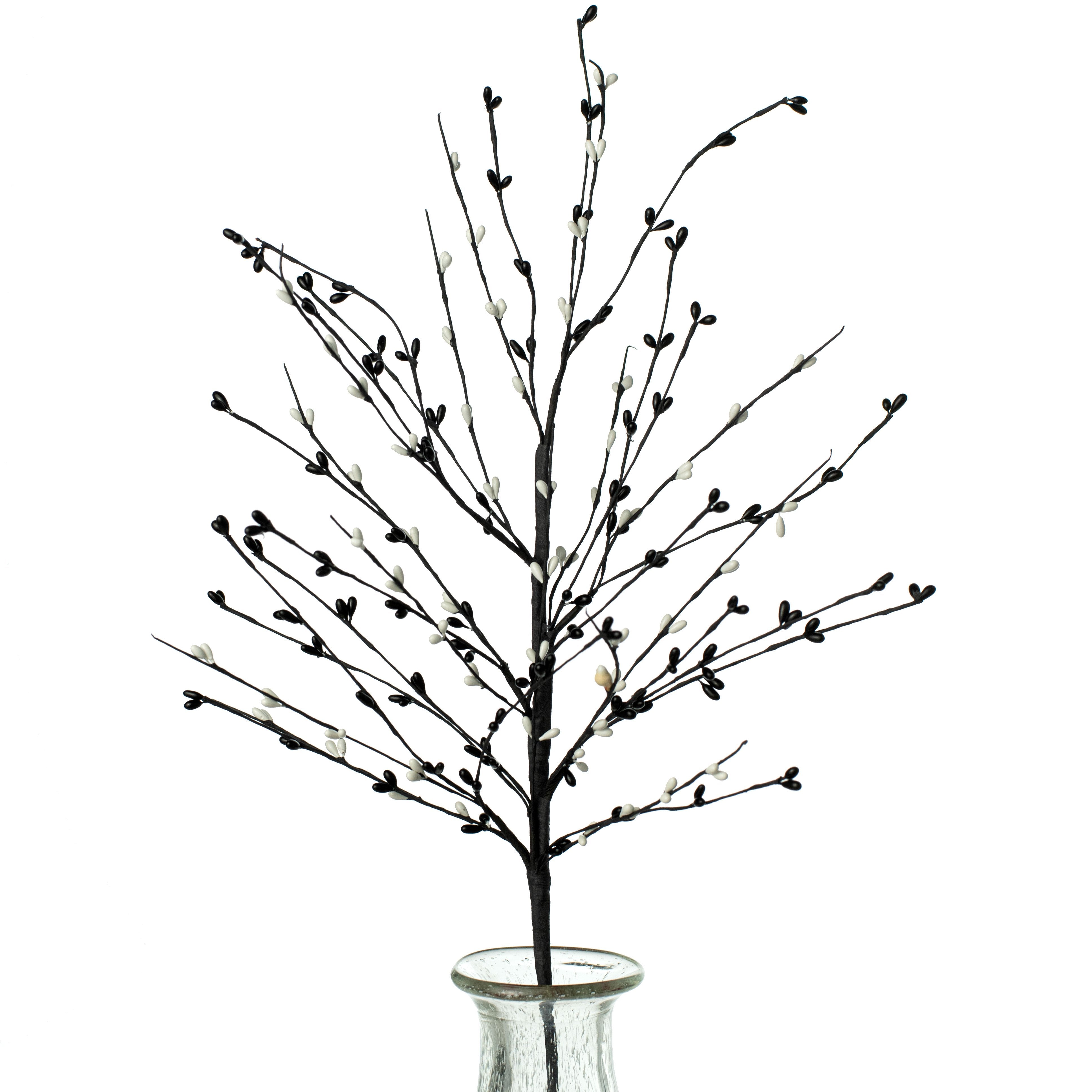 25" Pip Spray: Black & White Item Number: FH784845