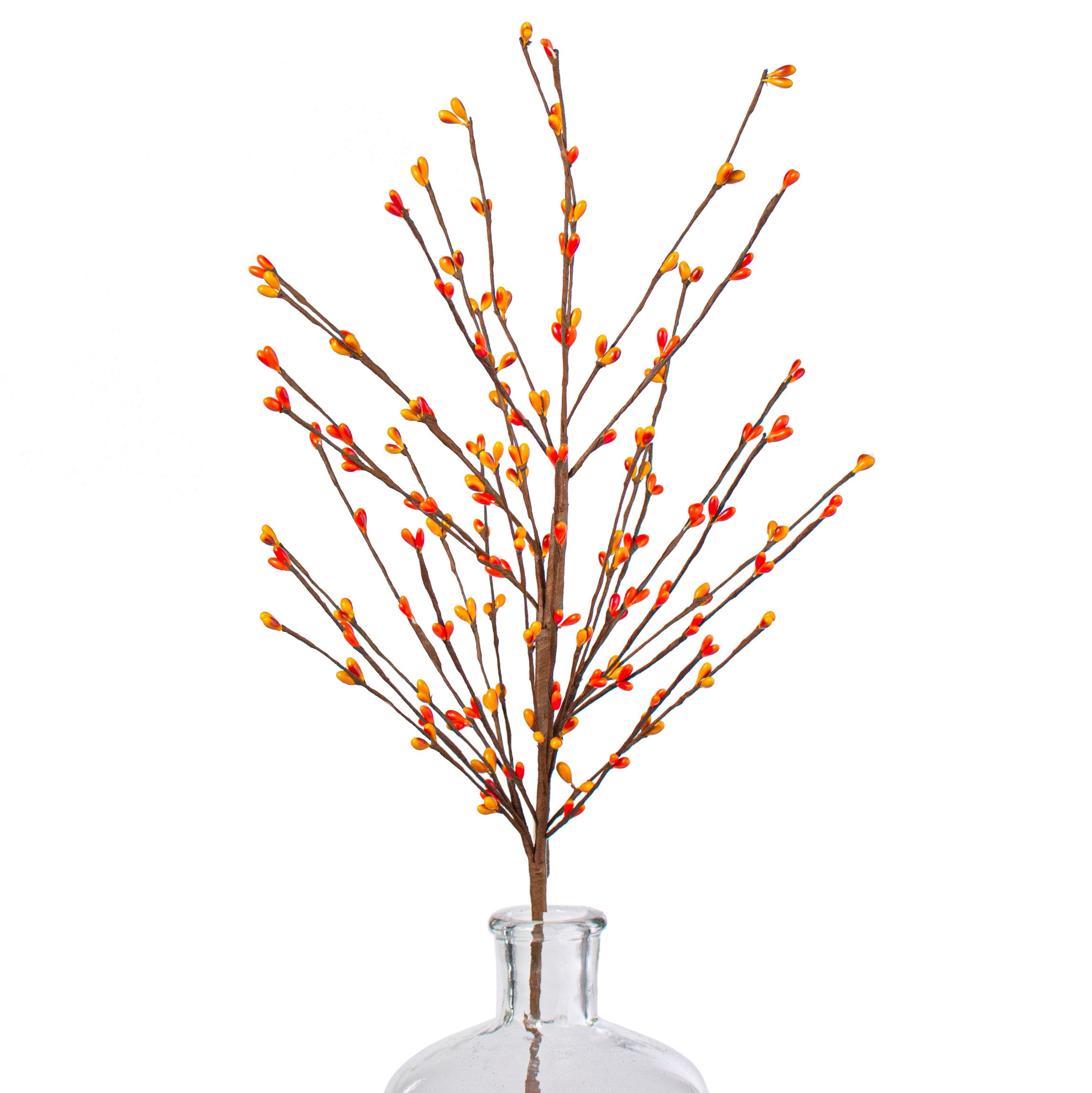 22" Pip Spray: Orange & Mustard Item Number: HA1012