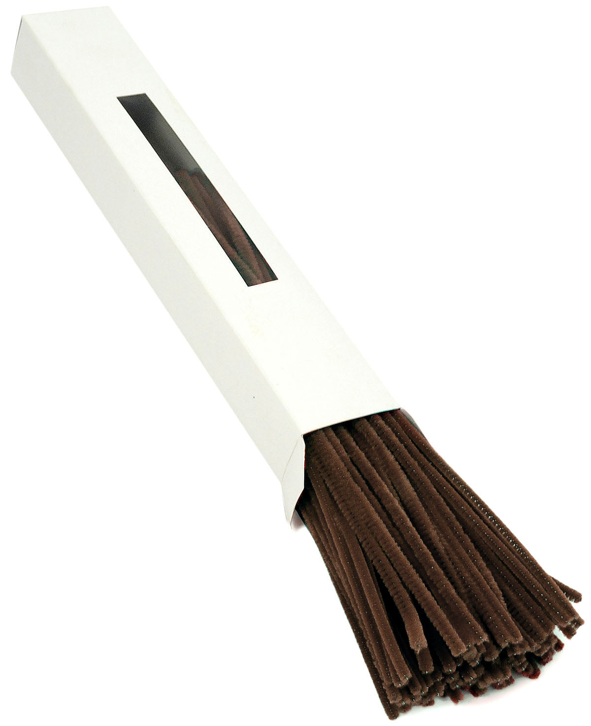 12" Pipe Cleaner Stems: 6mm Chenille Brown (100) Item Number: MA200104