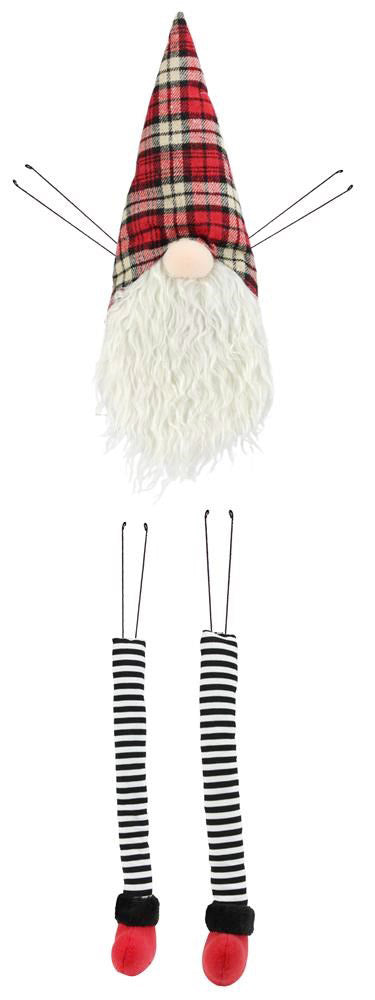 Plaid Gnome Wreath Accent Item Number: XC6231