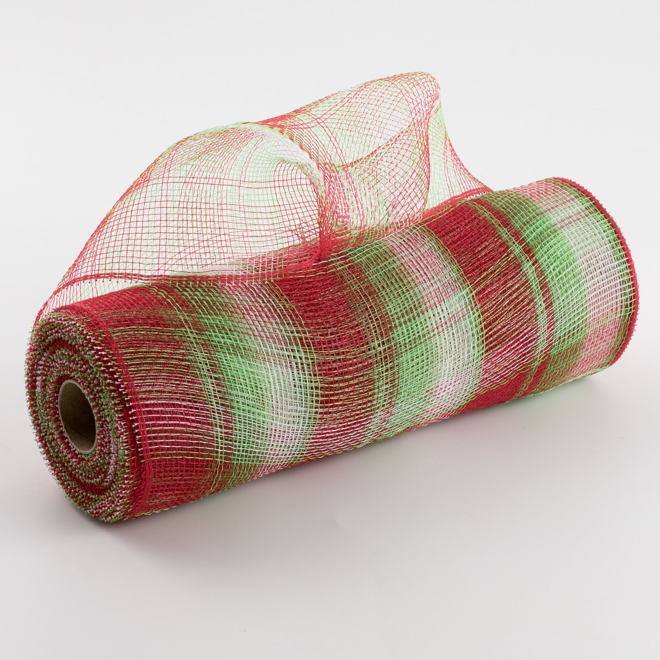 10" Plaid Mesh: Red & Lime Christmas Item Number: RY841393