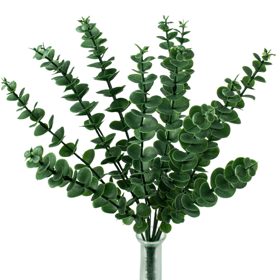 15" Plastic Eucalyptus Bush Item Number: 13606GN