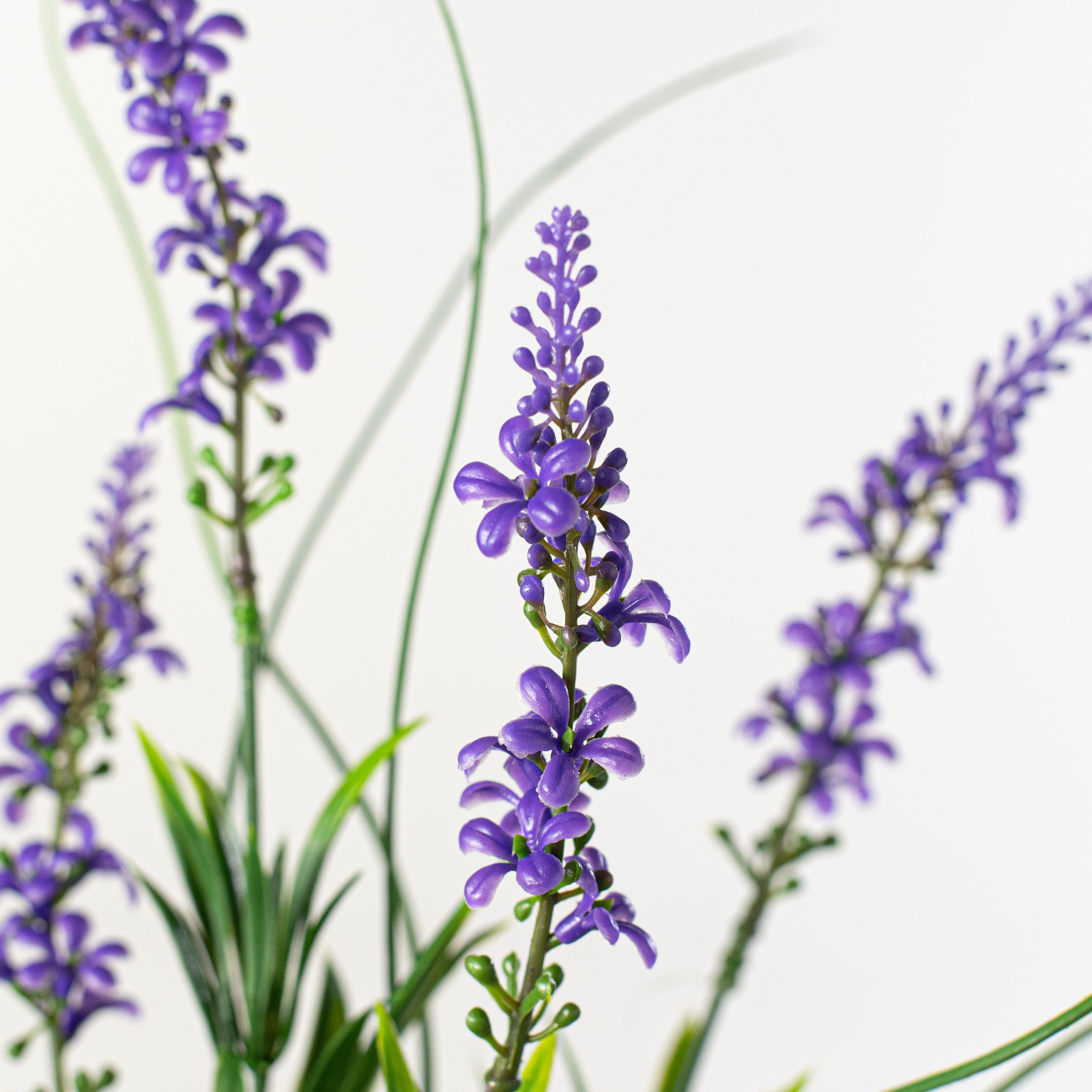 17" Plastic Lavender Bush Lifestyle Photo