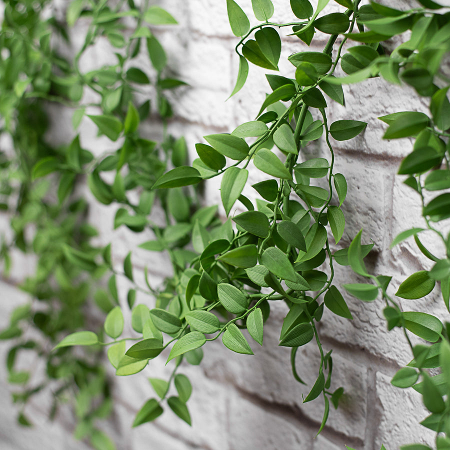 6' Plastic Leaf Garland Lifestyle Photo