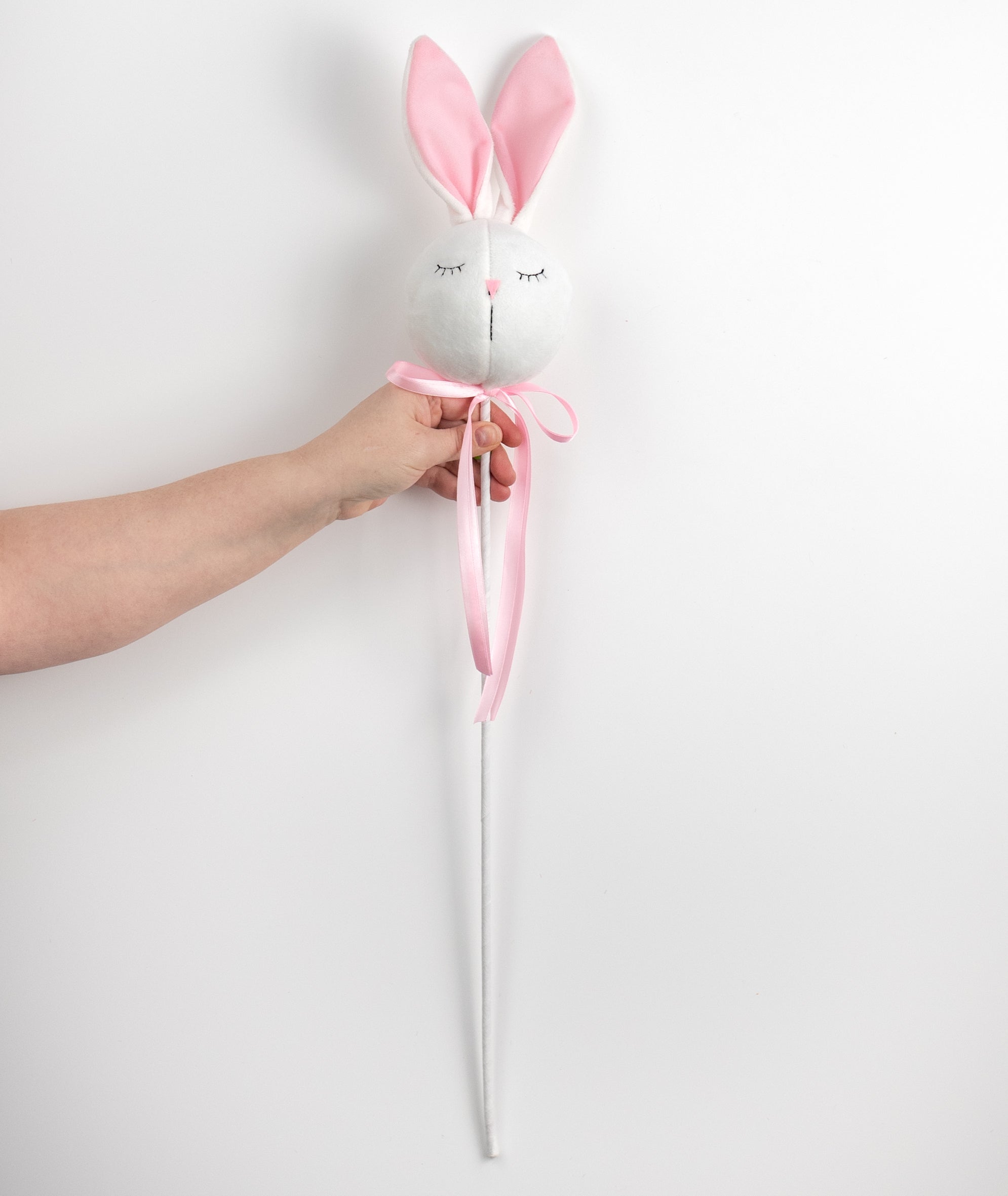 29" Plush Bunny Head Pick detail photo 3