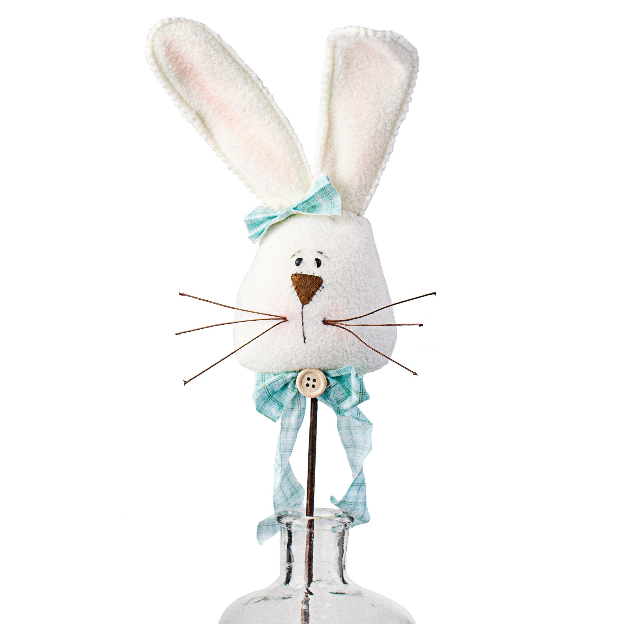 20" Plush Bunny Head Pick: Light Blue Item Number: 63129BL
