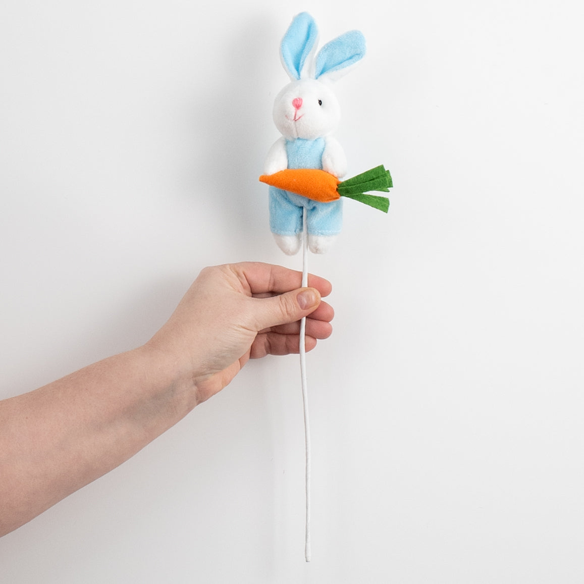 16" Plush Bunny Pick: Blue detail photo 3