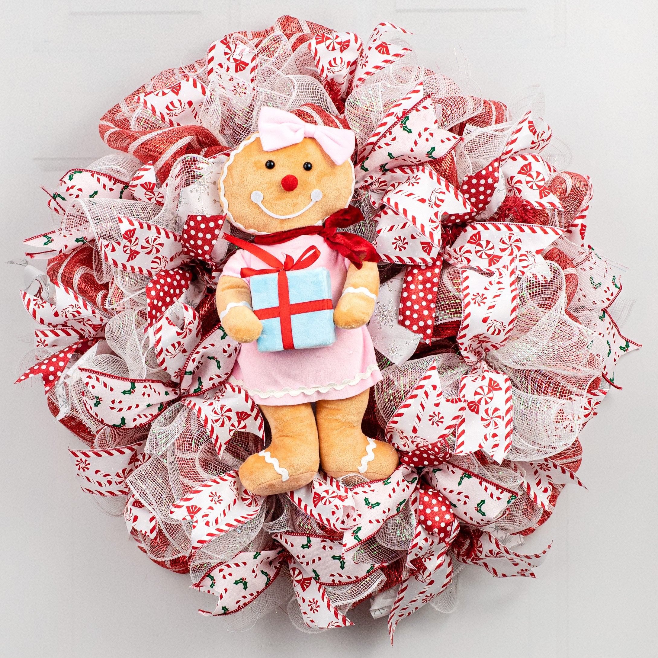 15" Plush Christmas Gingerbread Girl Lifestyle Photo