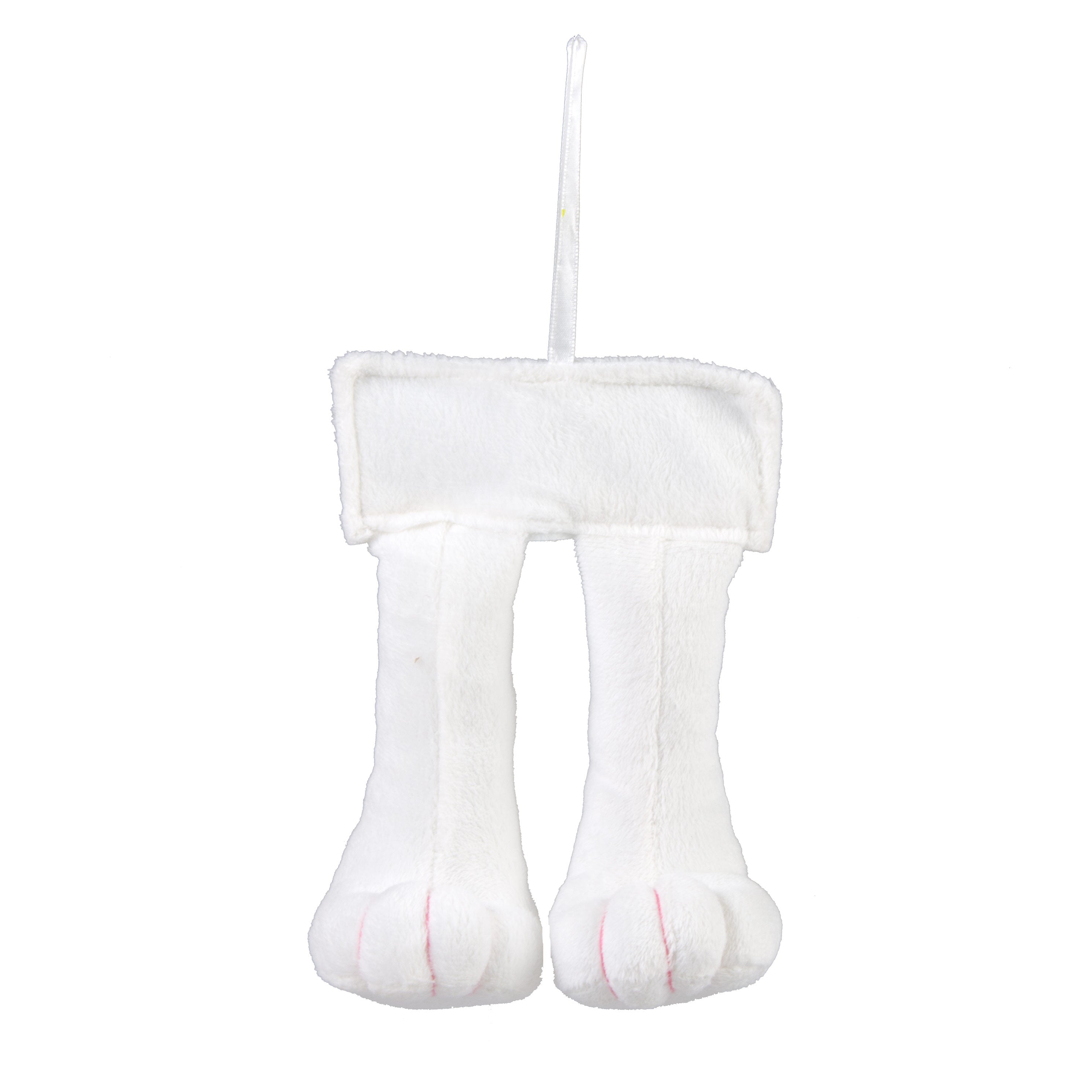 7" Plush Dangling Mini Bunny Leg Pair: White Item Number: 62016WT