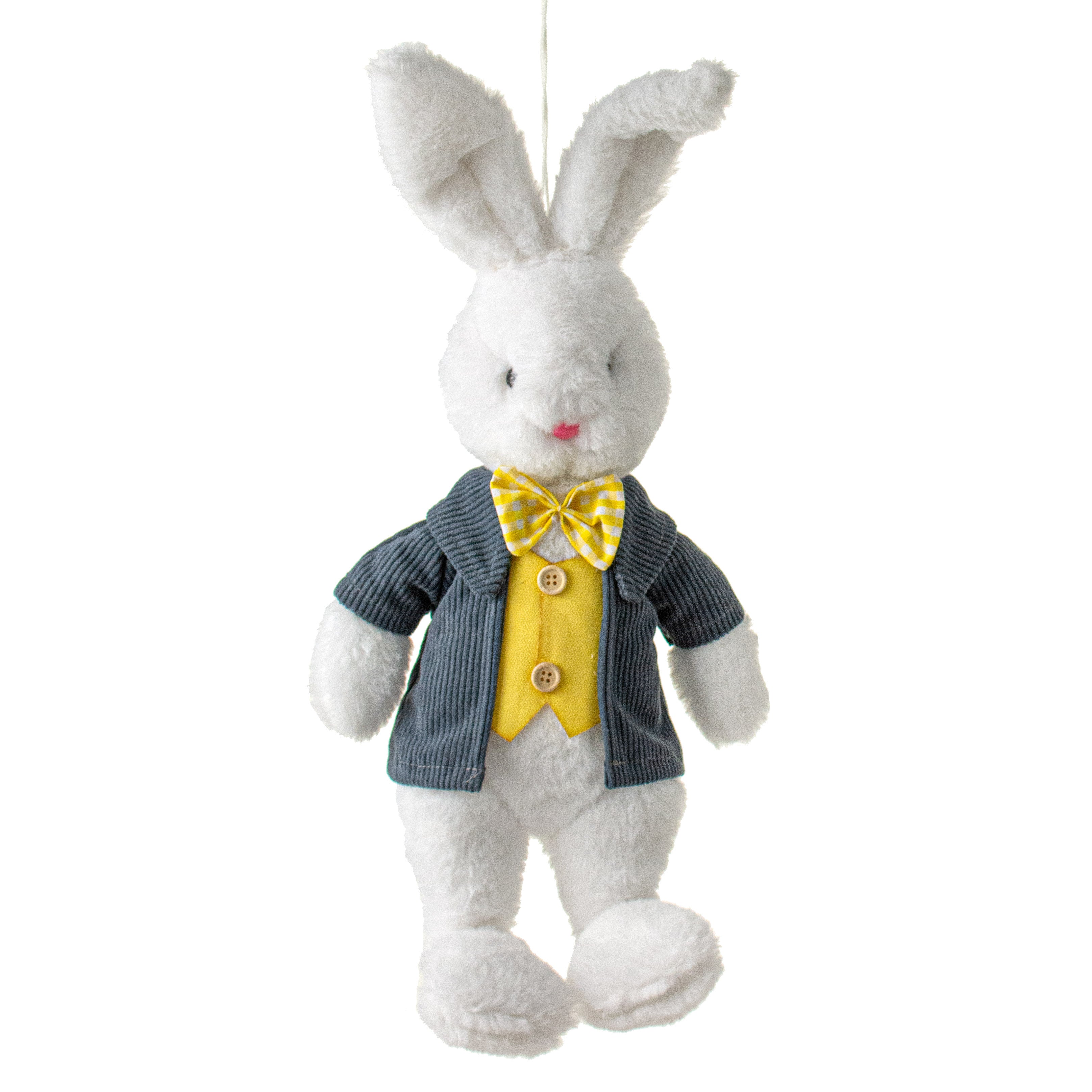 18" Plush Dapper Corduroy Bunny Item Number: 63116BL