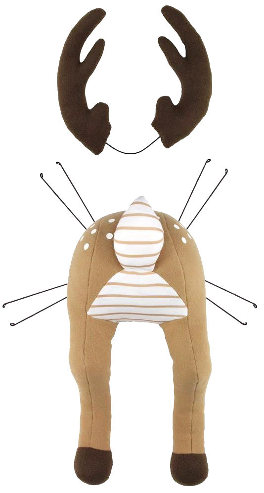 Plush Deer Bottom Wreath Accent: Brown Item Number: MD0691