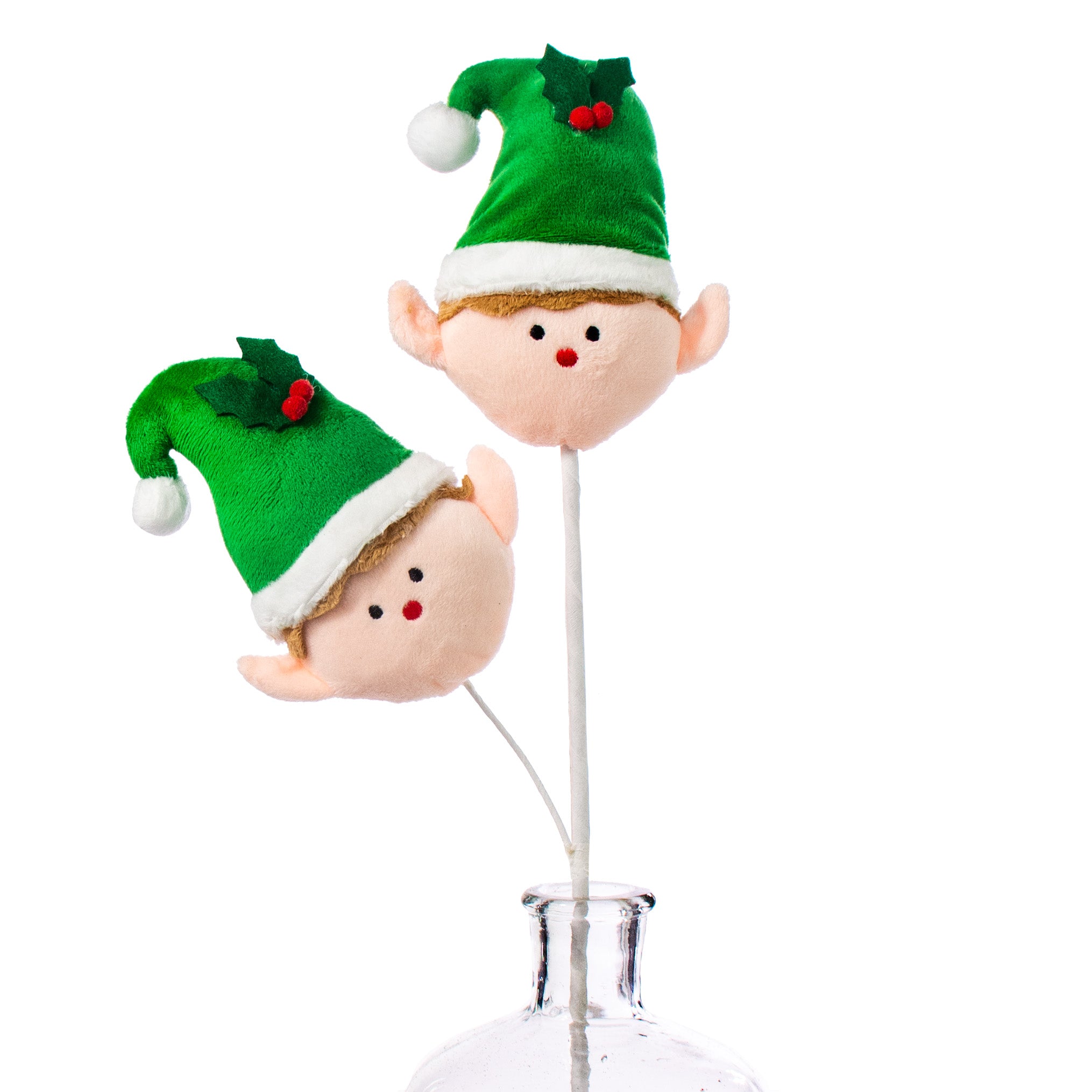25" Plush Elf Spray: Green Item Number: 85704GN