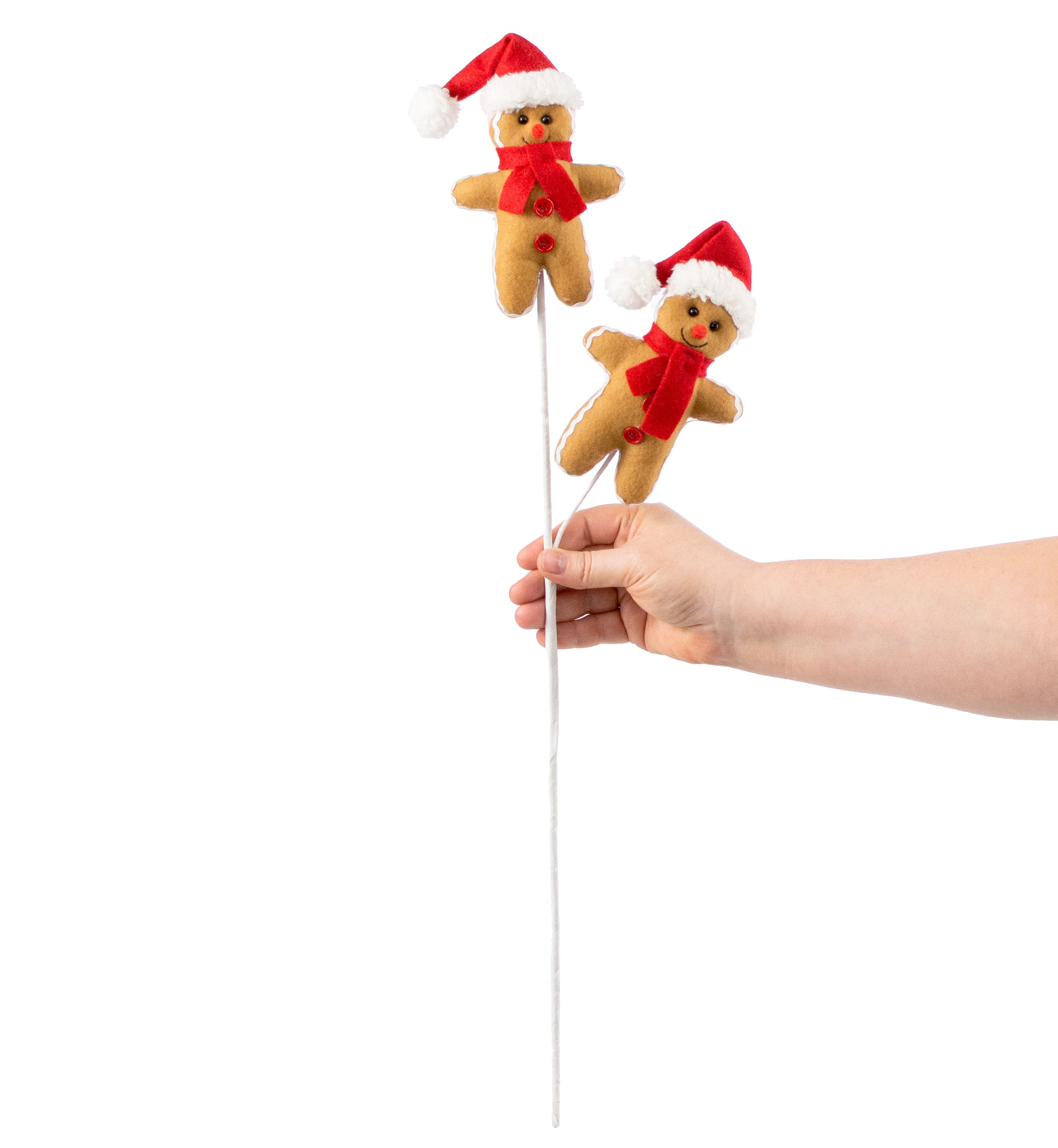 25" Plush Gingerbread Man Spray detail photo 3