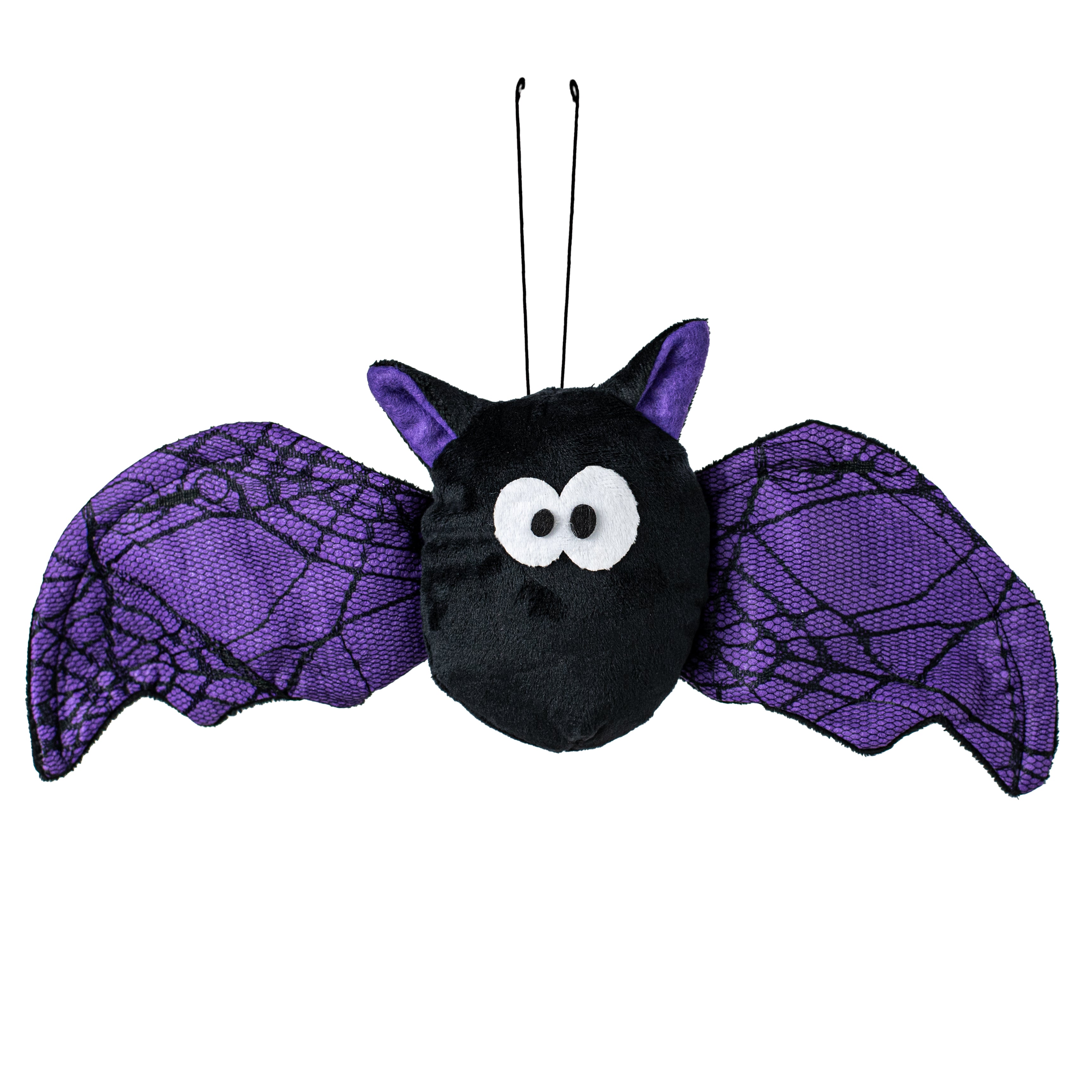 16" Plush Lace Wing Bat: Black & Purple Item Number: HH394923