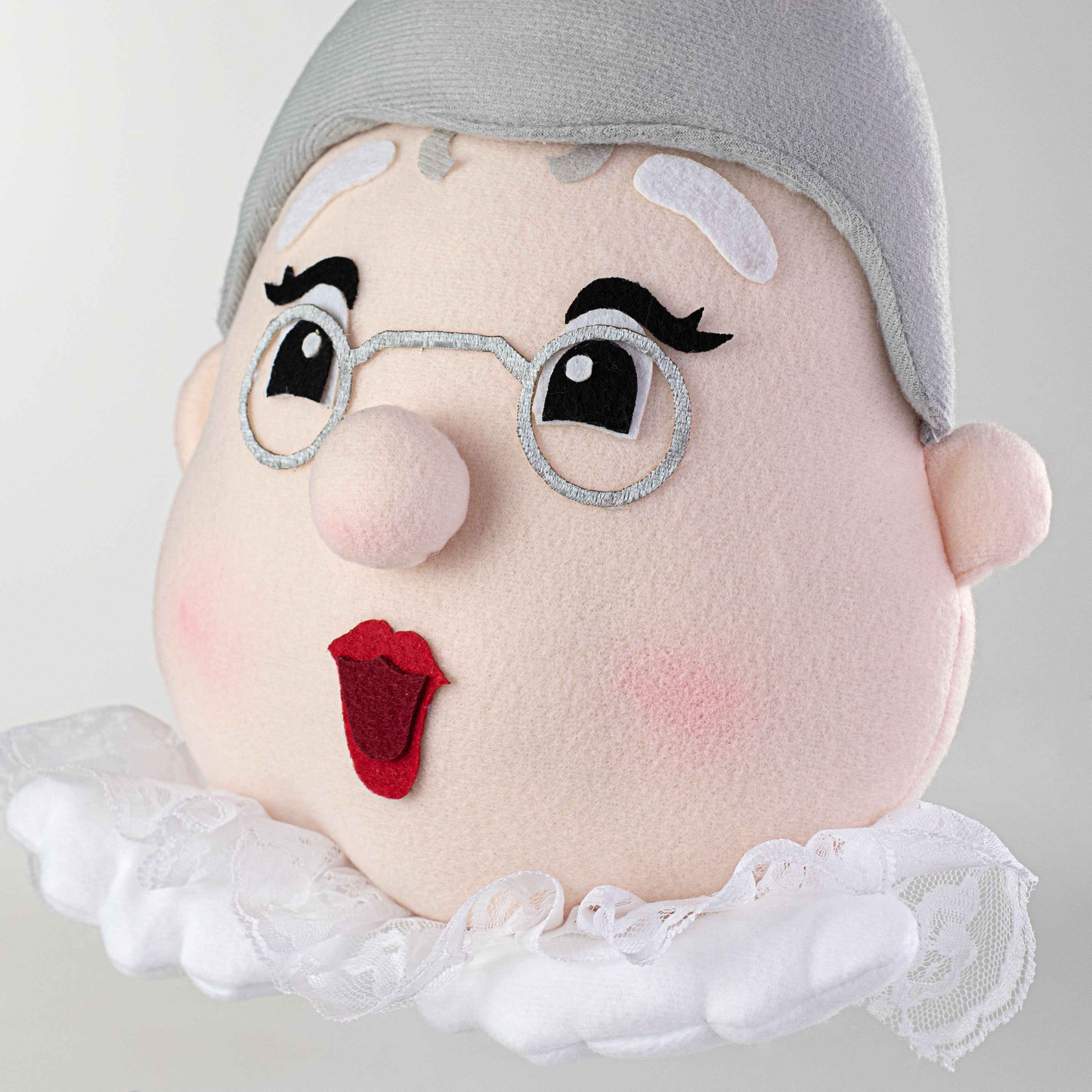 14" Plush Mrs. Claus Decoration detail photo 3