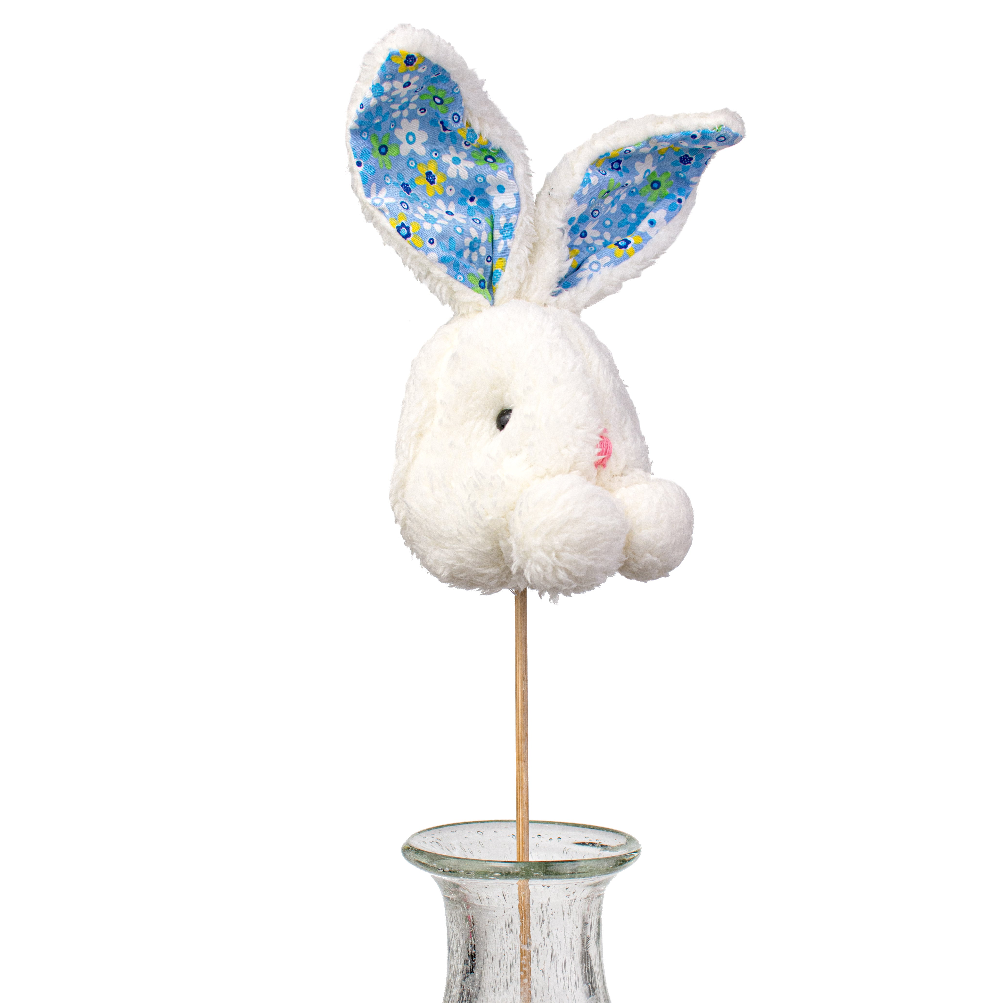 23" Plush Rabbit Head Spray: Blue Item Number: 62553BL