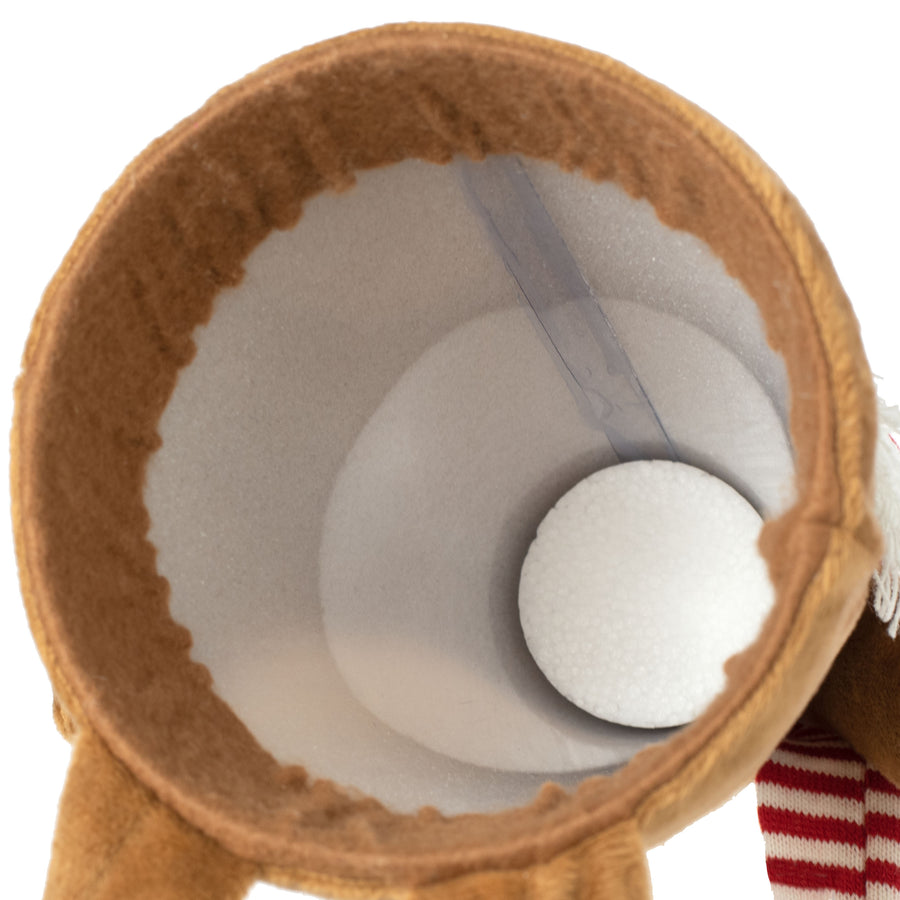 23" Plush Reindeer Tree Topper detail photo 4