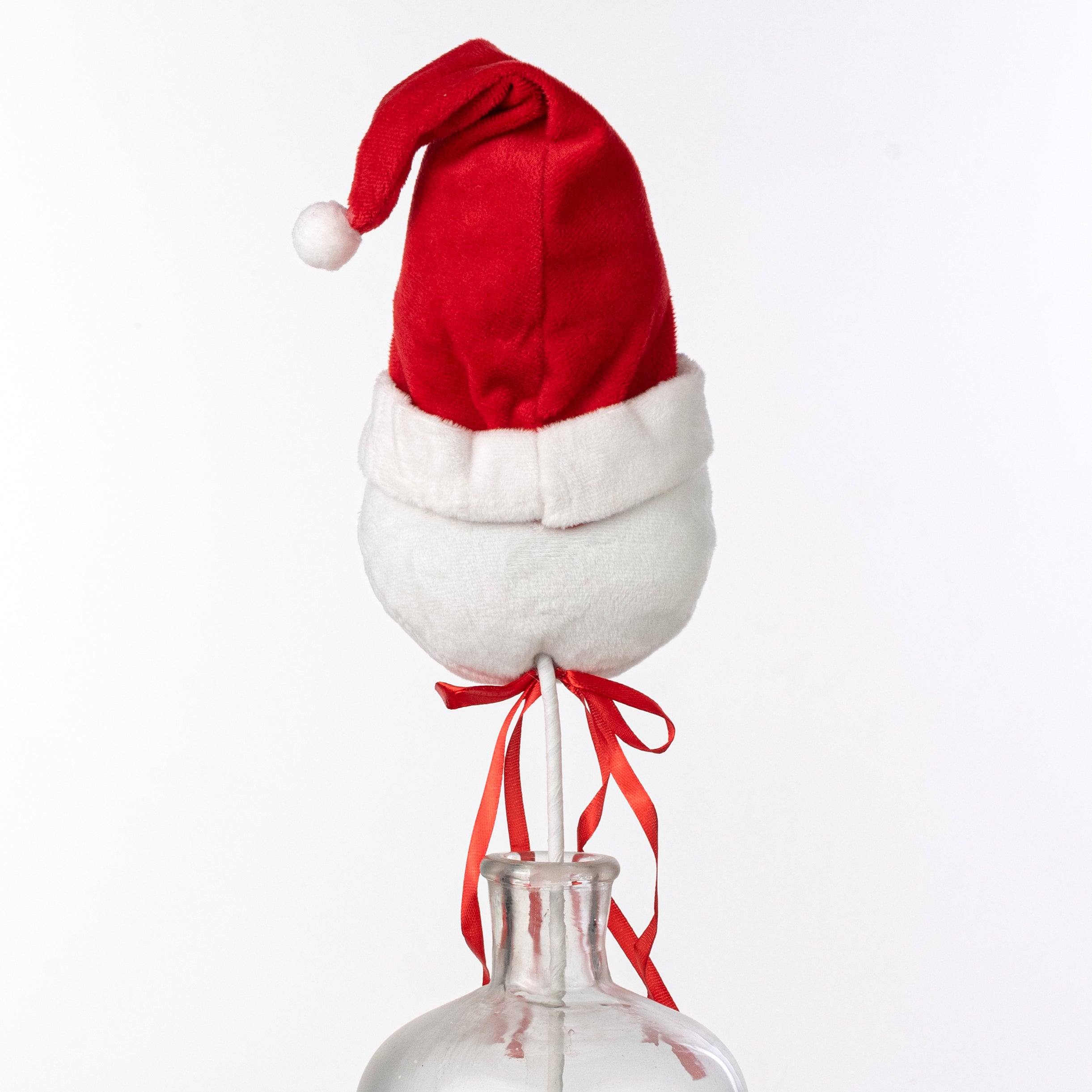 15" Plush Santa Face Pick detail photo 5