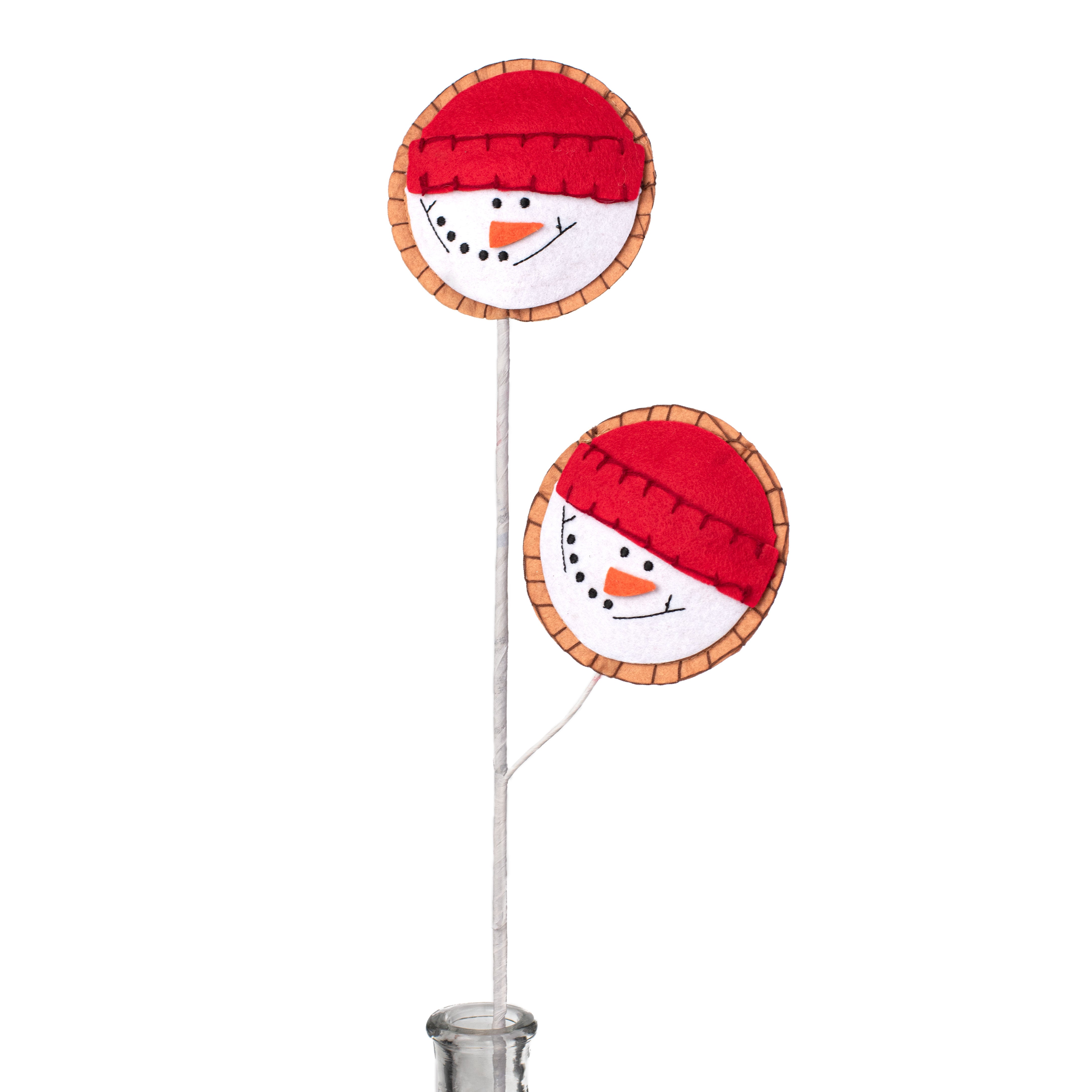 24" Plush Snowman Round Cookies Spray Item Number: 84716SNOWMAN
