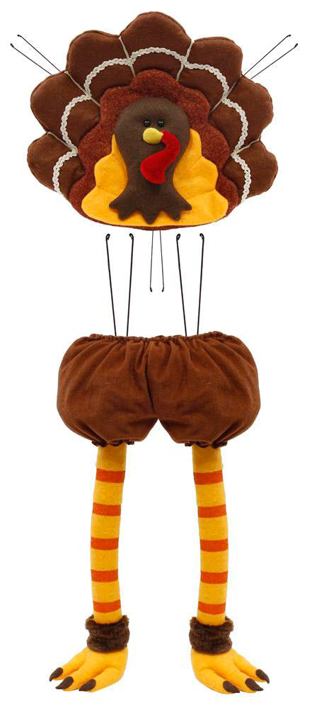 Plush Turkey Wreath Accent Item Number: HT2020