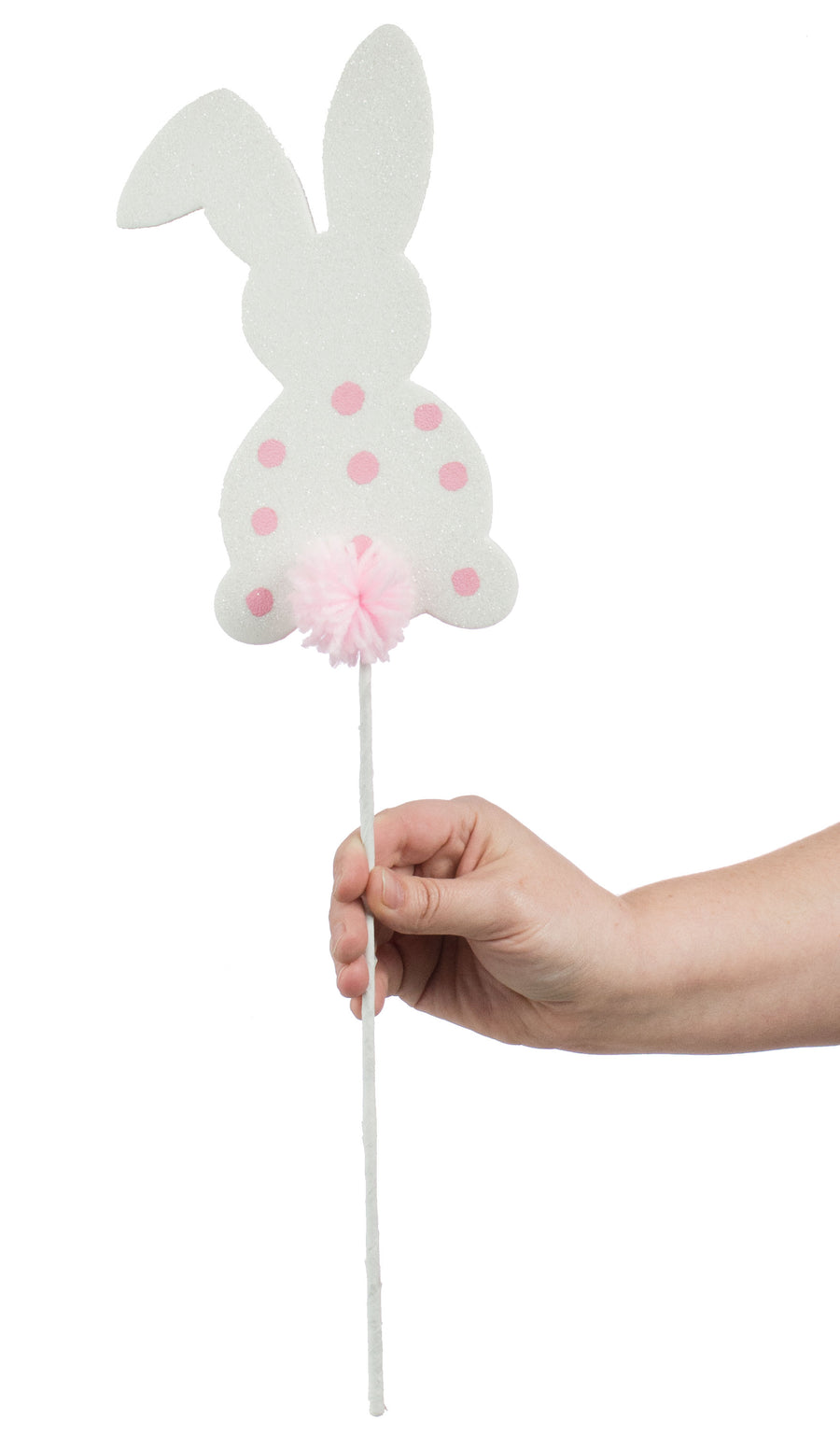 19" Polka Dot Bunny Pick: White Lifestyle Photo