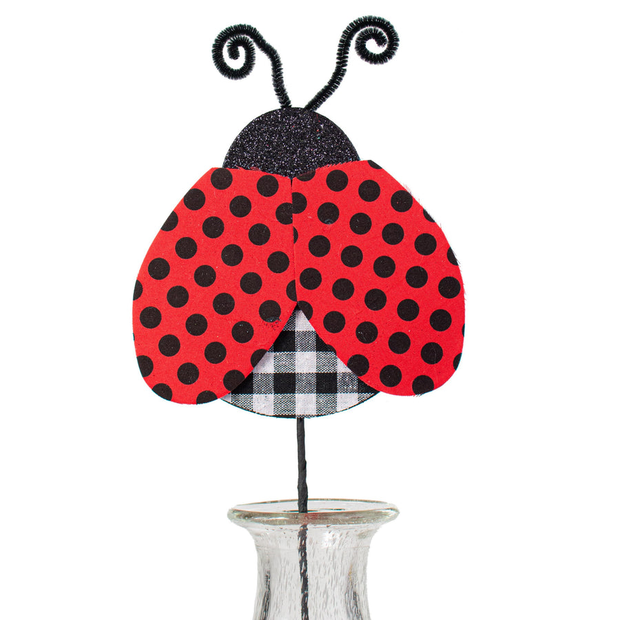 20" Polka Dot & Check Ladybug Spray Item Number: 62660RDBK