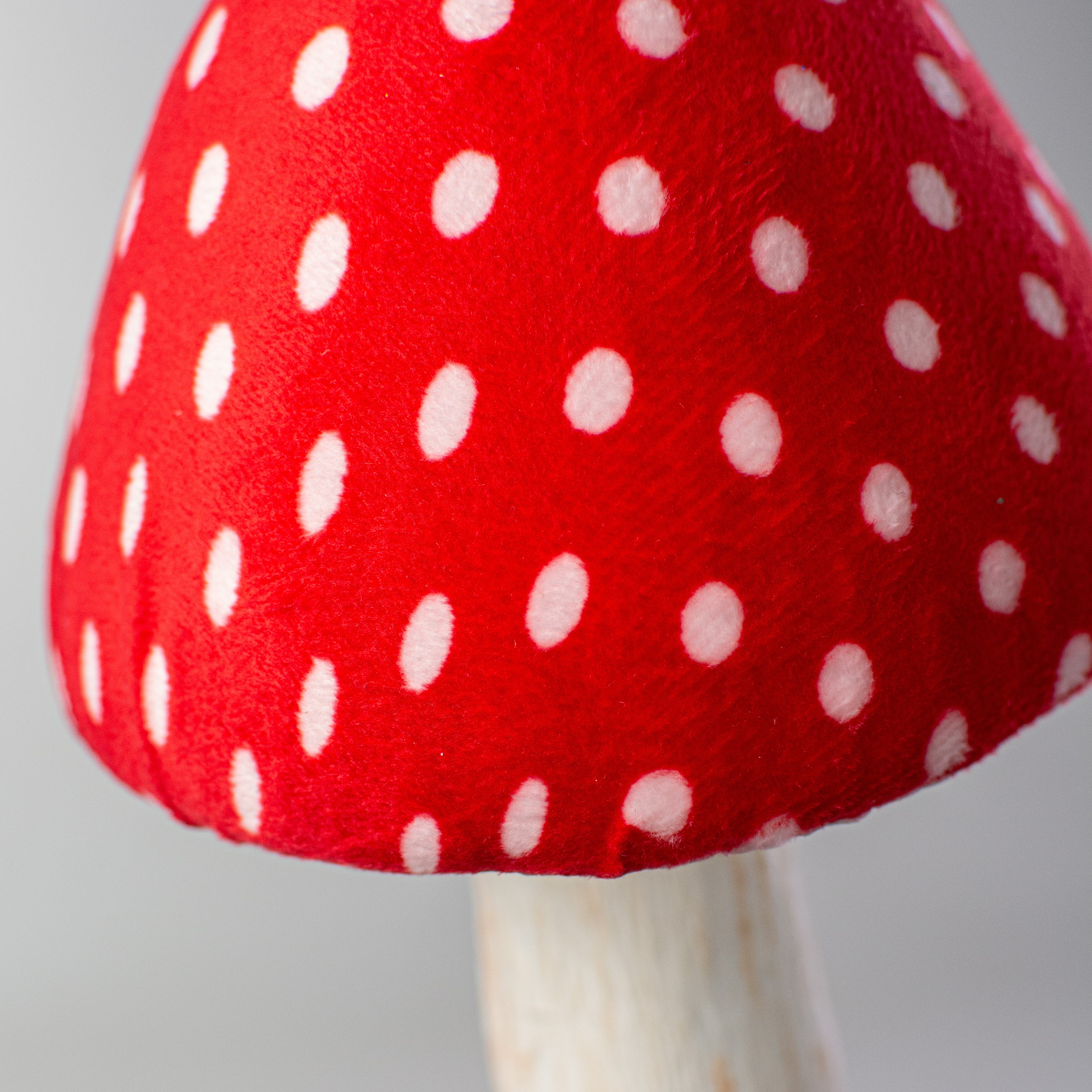 8" Polka Dot Mushroom Pick Lifestyle Photo