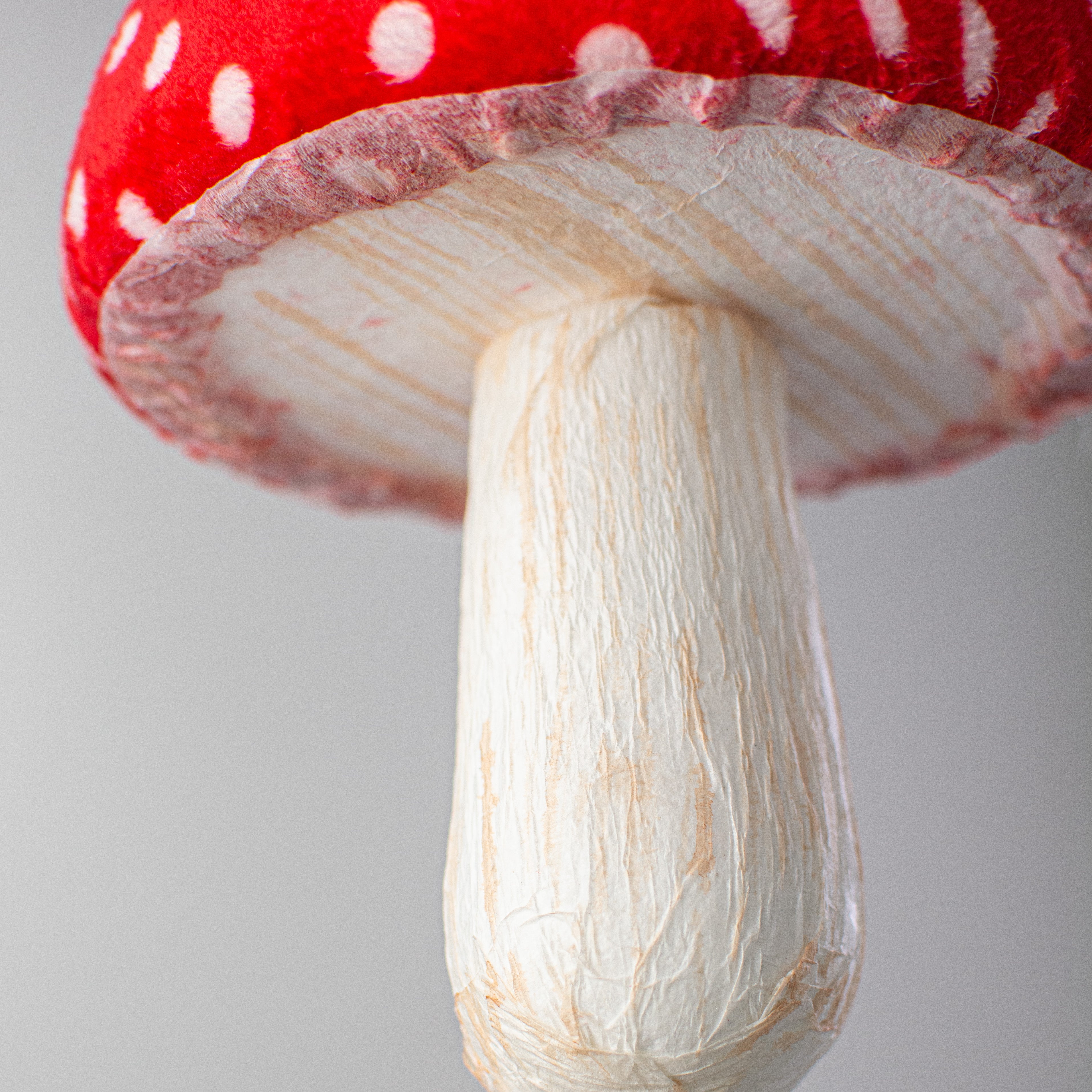 8" Polka Dot Mushroom Pick detail photo 4
