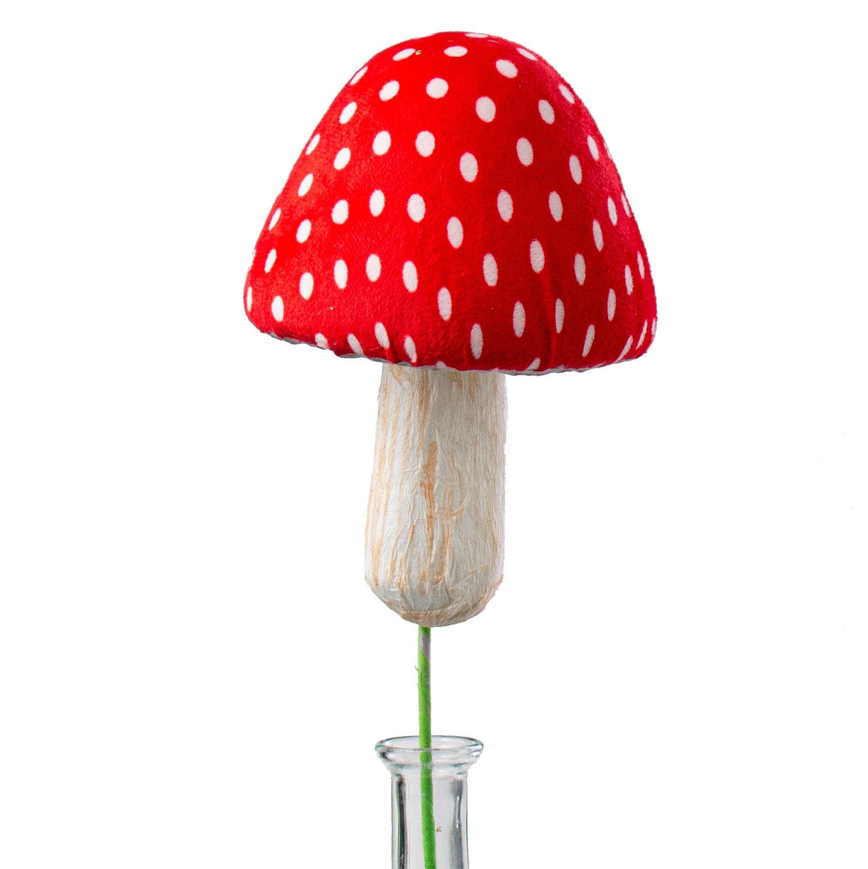 8" Polka Dot Mushroom Pick Item Number: 63248RD