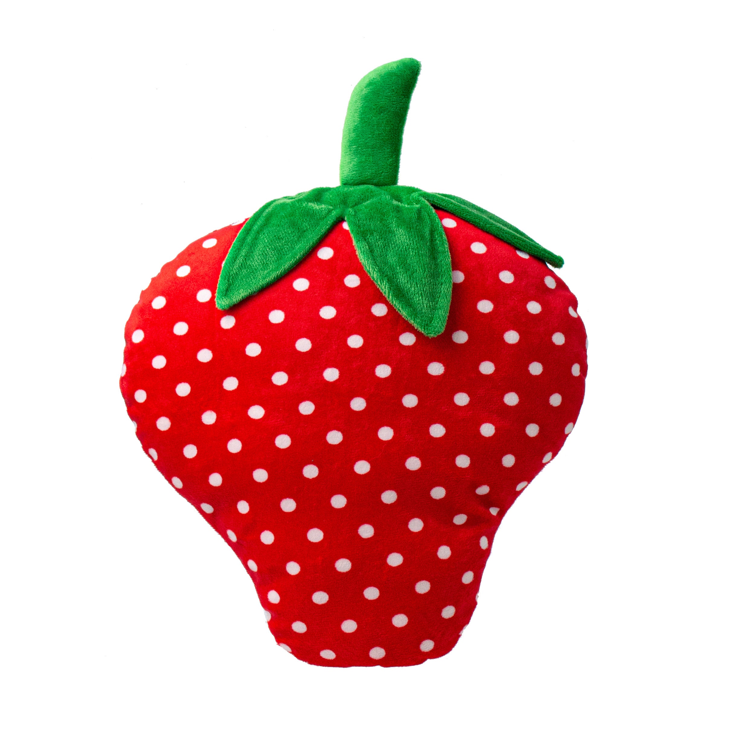 13" Polka Dot Plush Strawberry Decoration Item Number: 63214RD